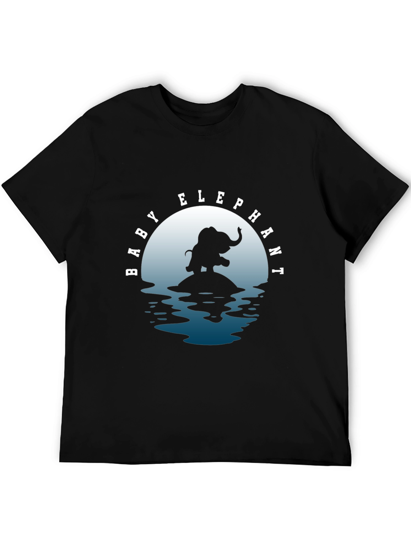 Baby Elephant Graphic Tee - Cute Animal Design