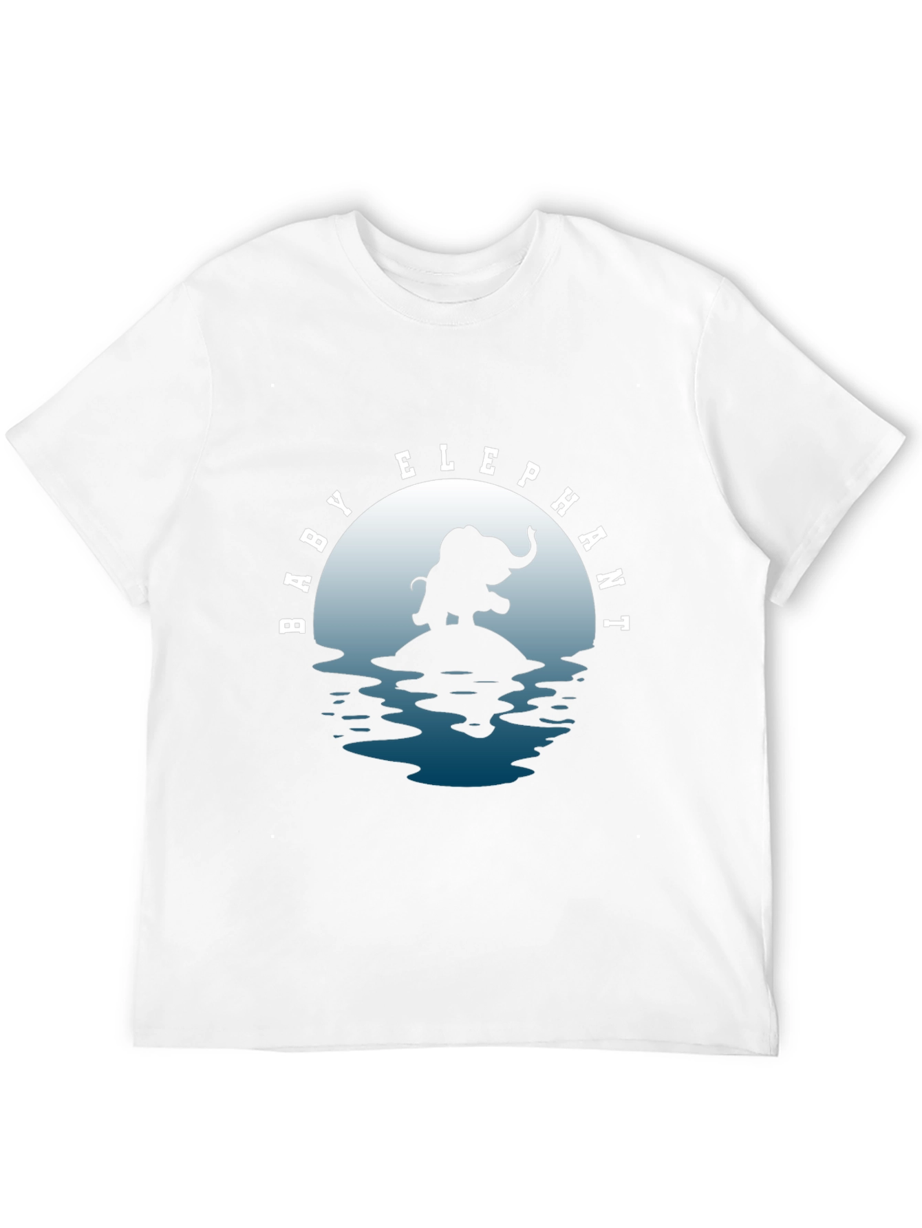 Baby Elephant Graphic Tee - Cute Animal Design