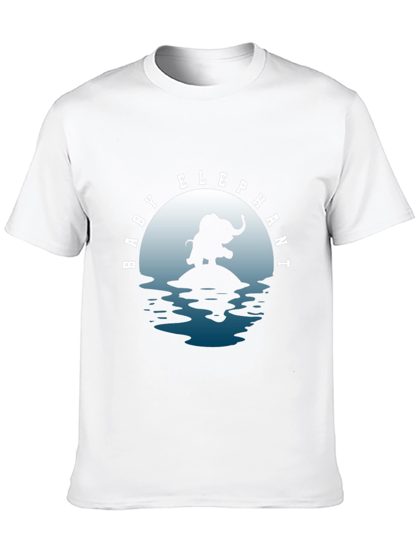 Baby Elephant Graphic Tee - Cute Animal Design