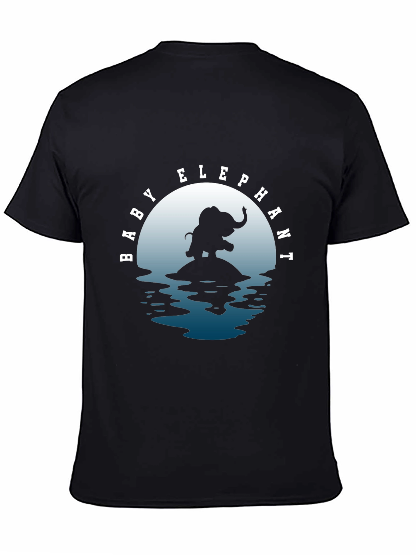 Baby Elephant Graphic Tee - Cute Animal Design