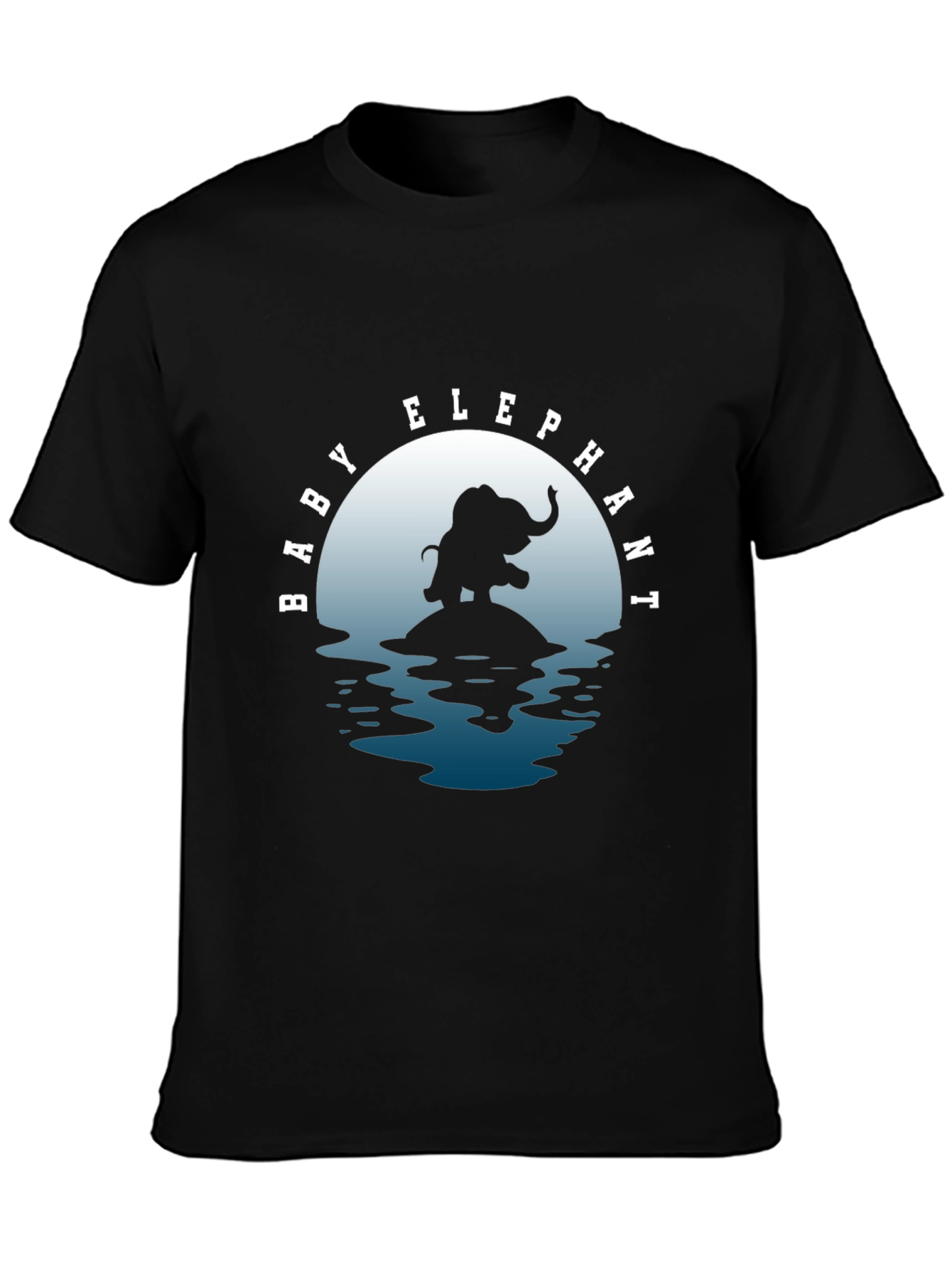 Baby Elephant Graphic Tee - Cute Animal Design