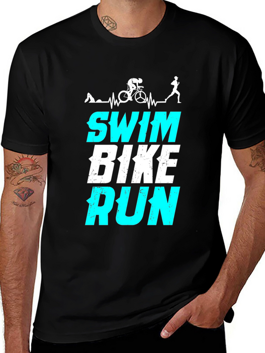 Triathlon Swim Bike Run T-Shirt