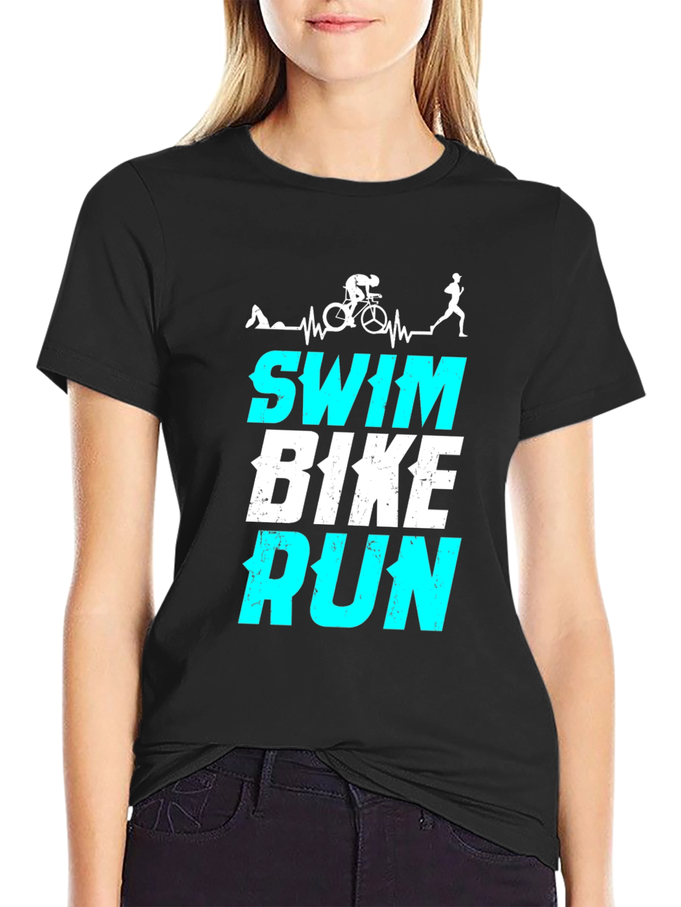 Triathlon Swim Bike Run T-Shirt