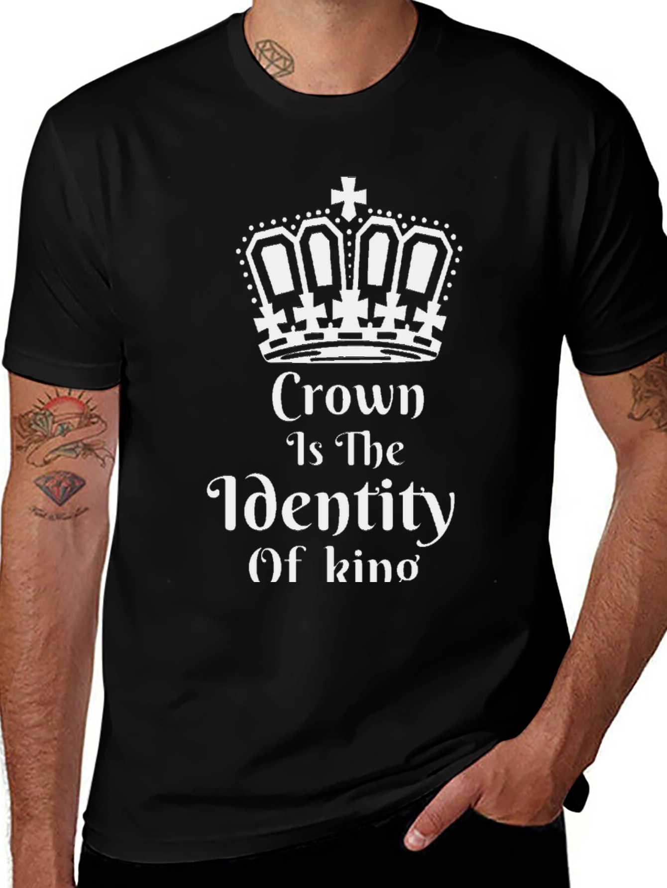 Crown Identity T-Shirt - Kingly Statement Tee