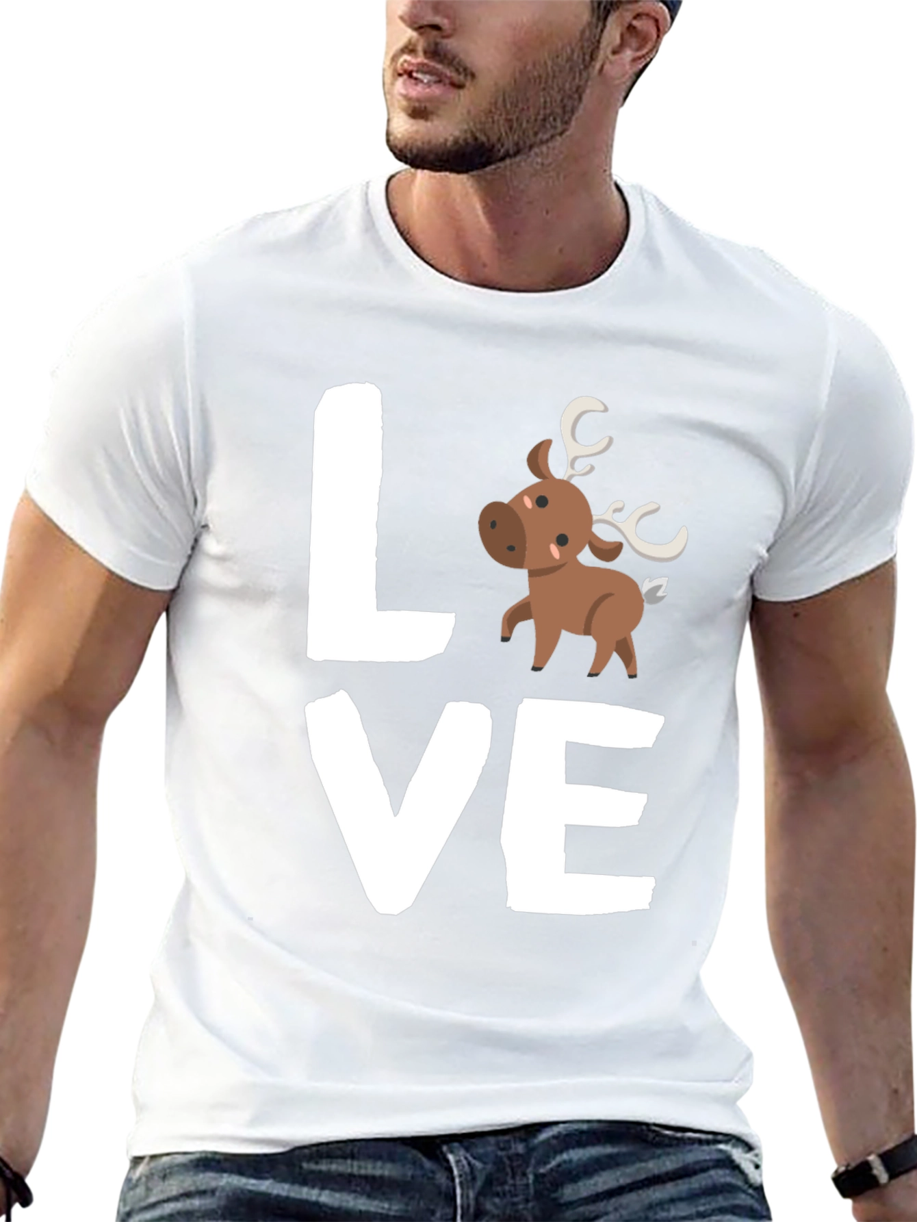 Love Moose Graphic T-Shirt