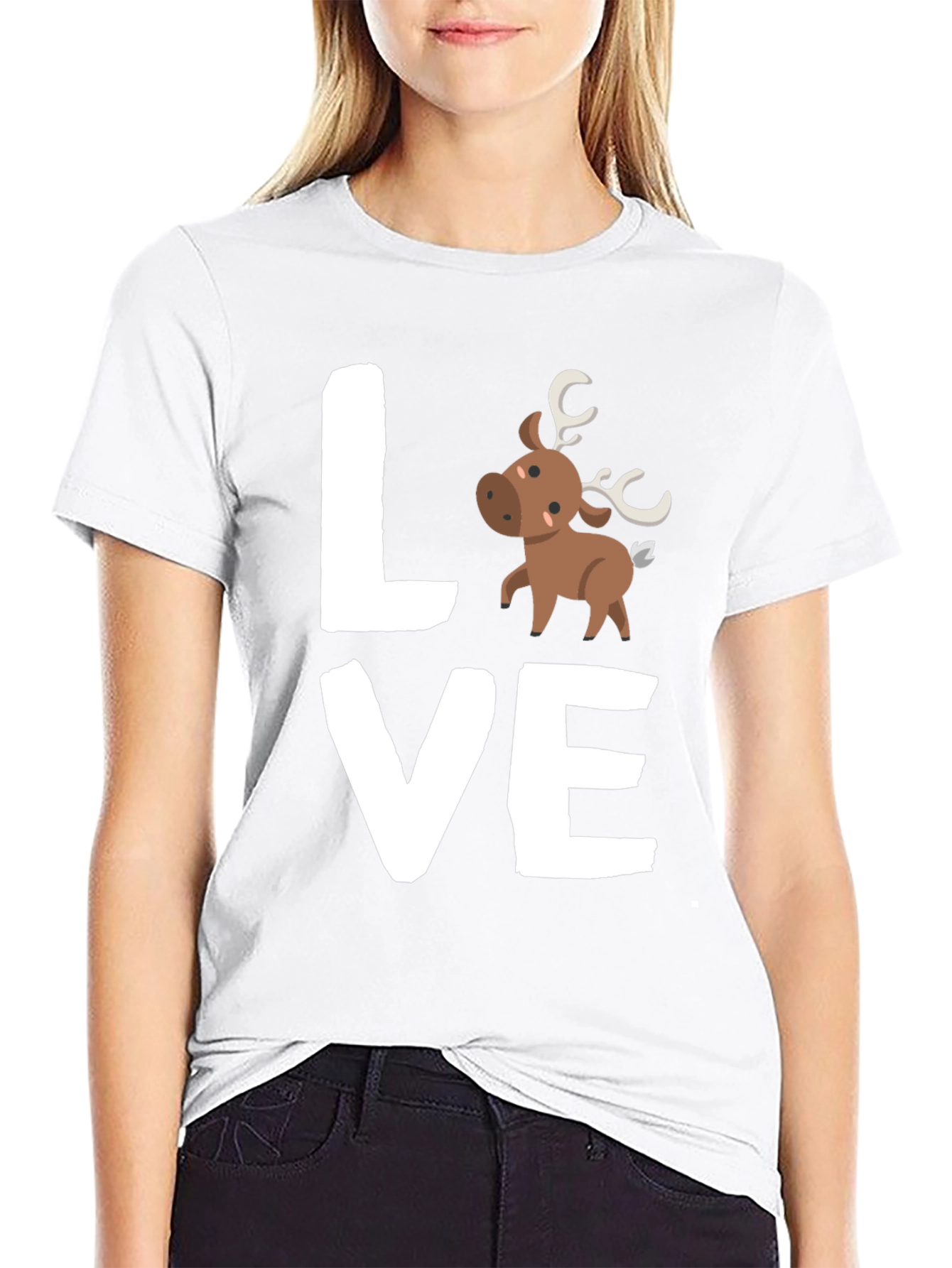 Love Moose Graphic T-Shirt