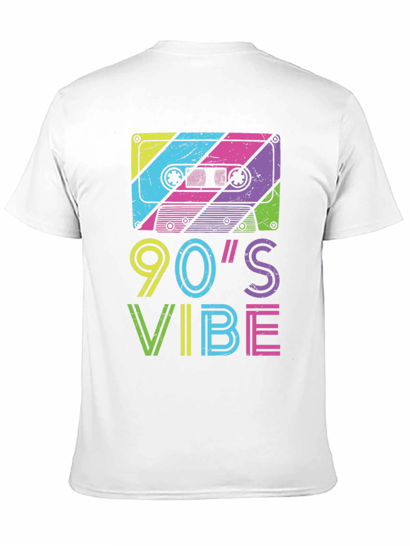 90s Vibe Graphic Tee - Retro Cassette Design