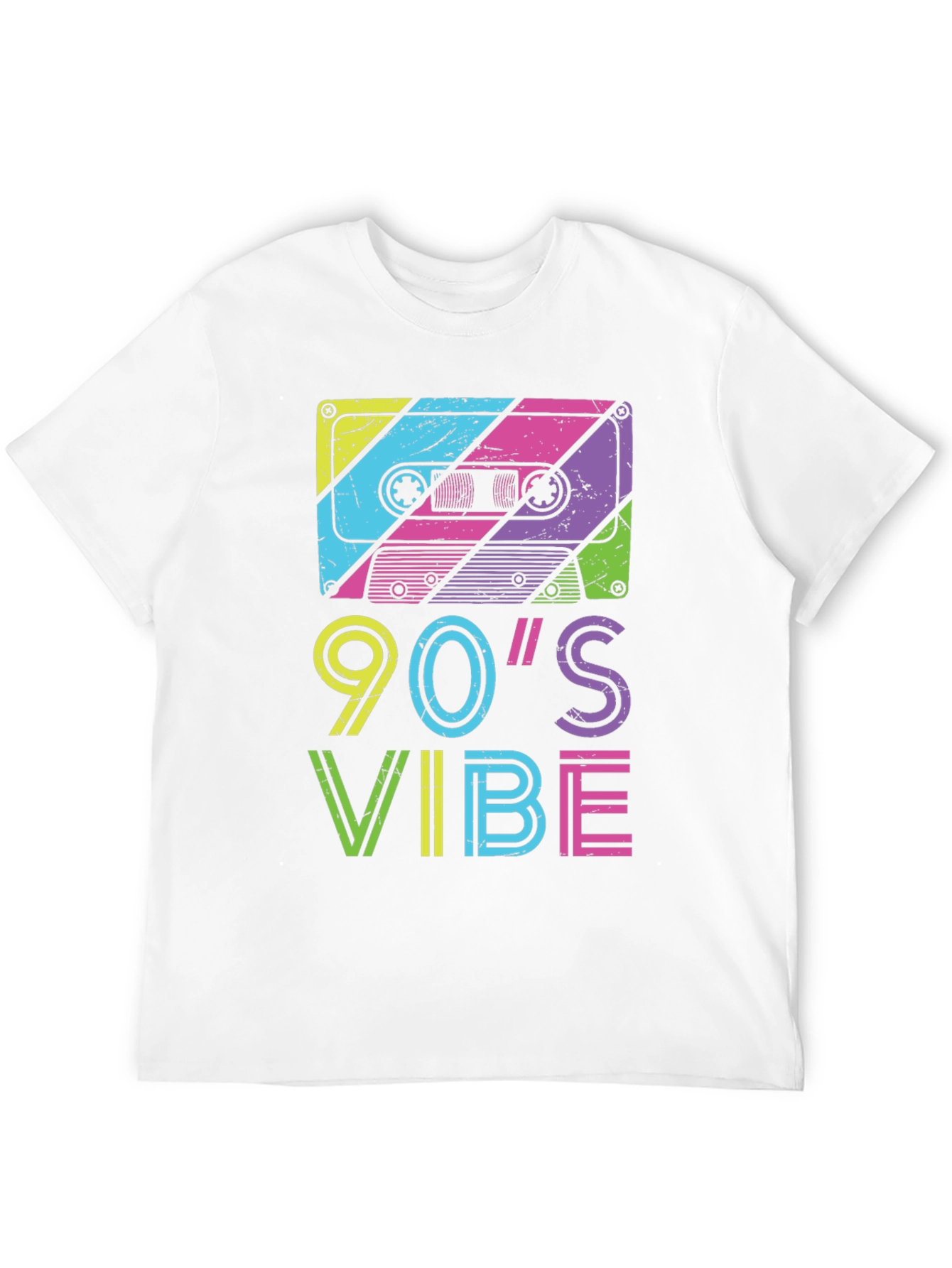 90s Vibe Graphic Tee - Retro Cassette Design