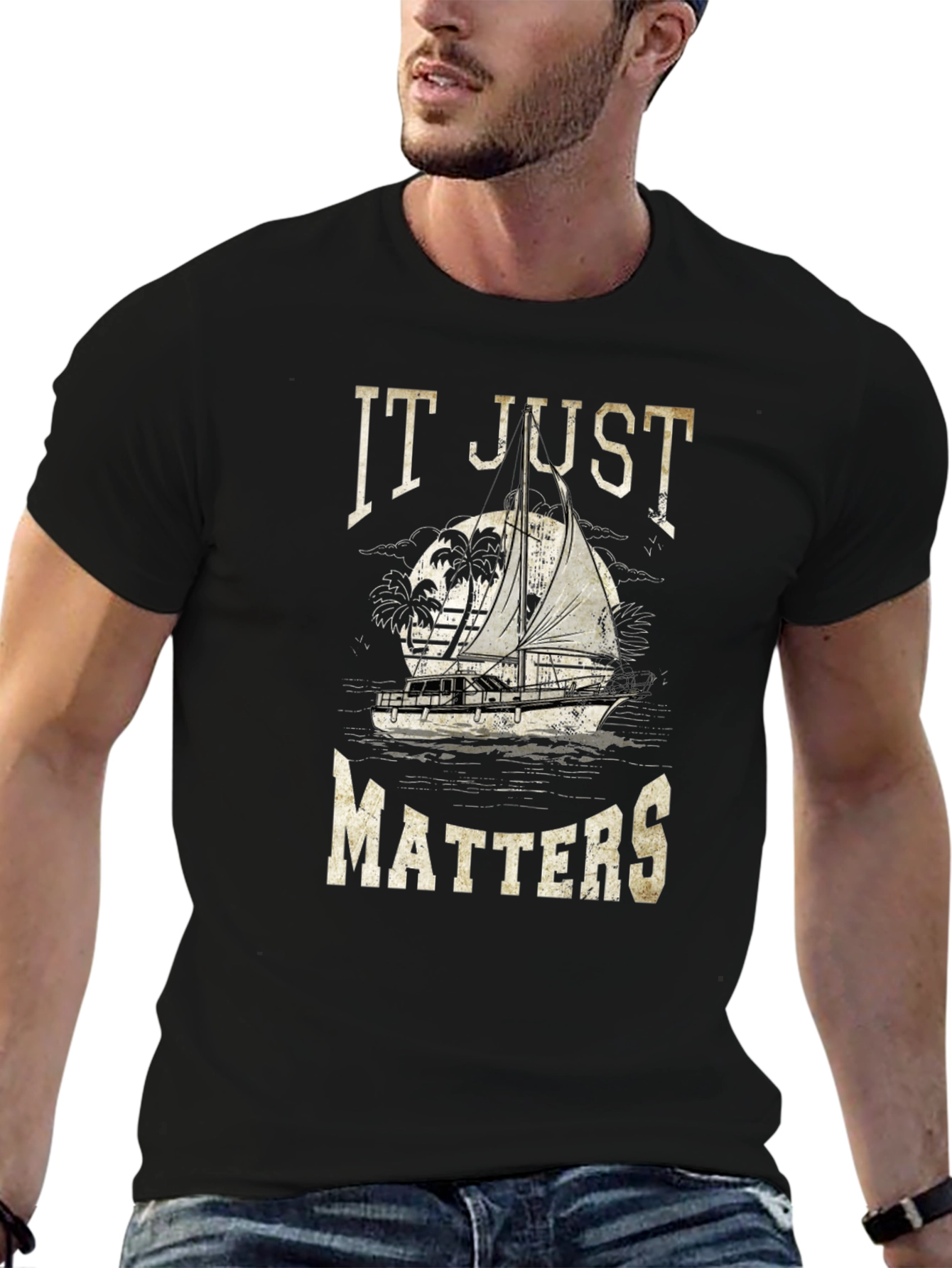 It Just Matters Sailboat Graphic T-Shirt