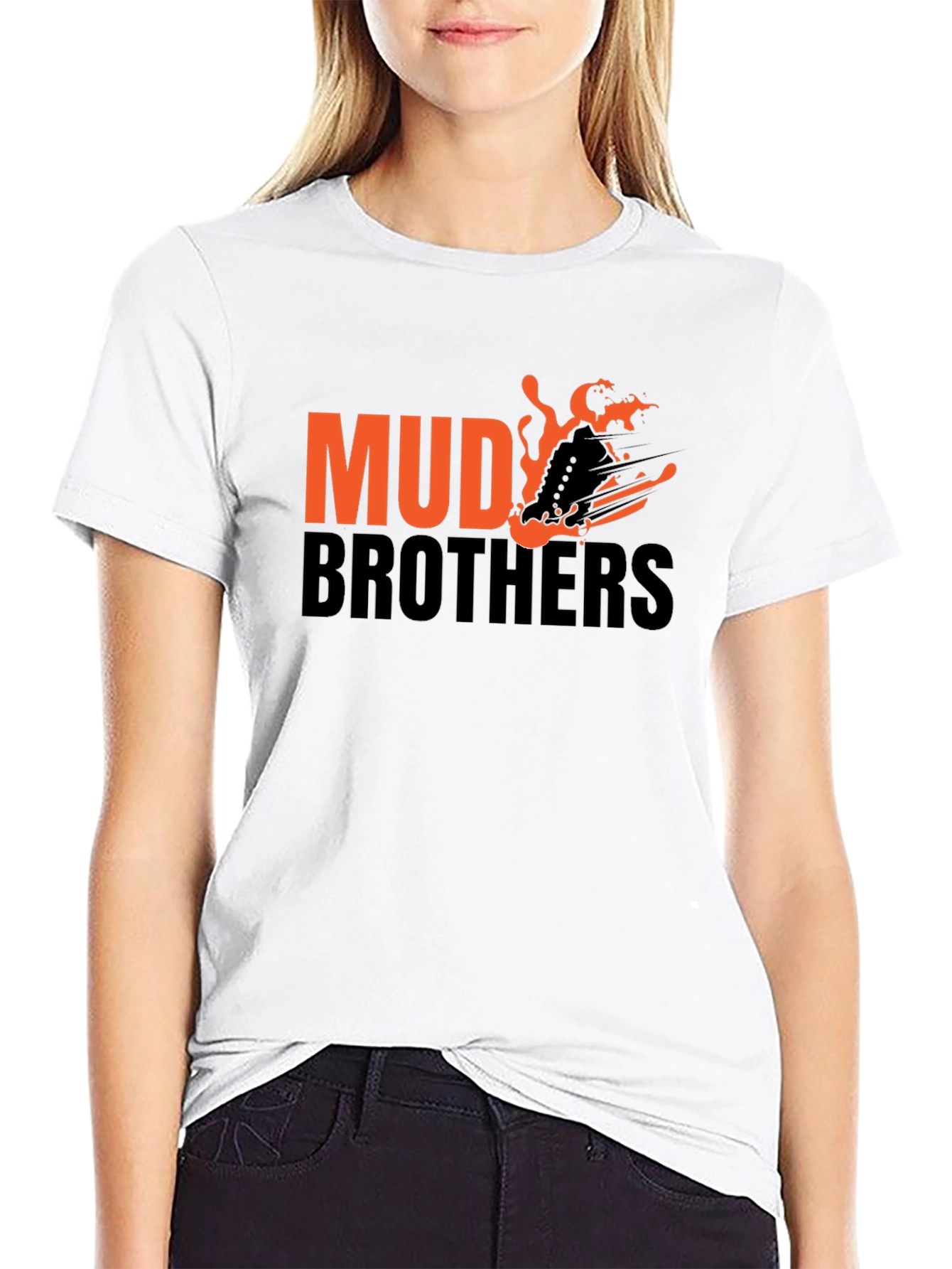 Mud Brothers Black Graphic Tee