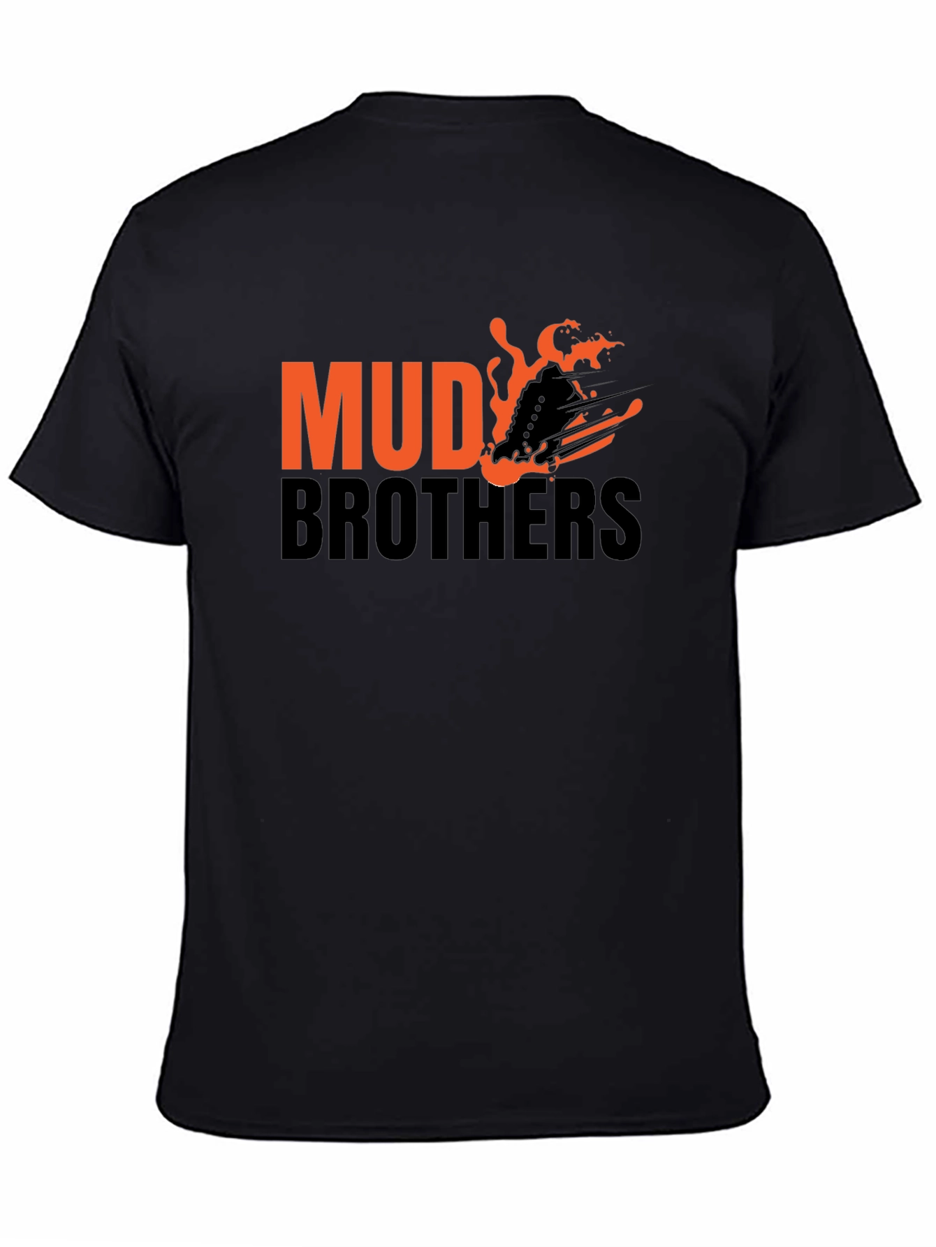 Mud Brothers Black Graphic Tee