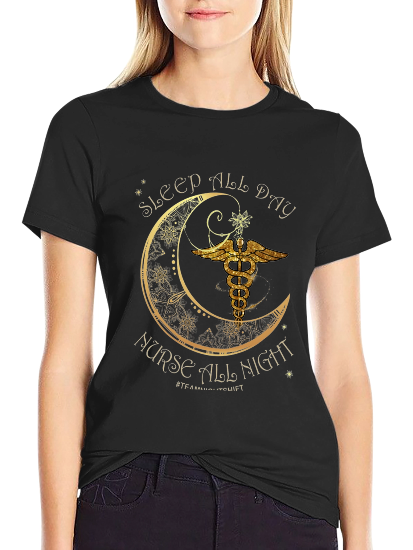 Nurse Night Shift T-Shirt - Sleep All Day!