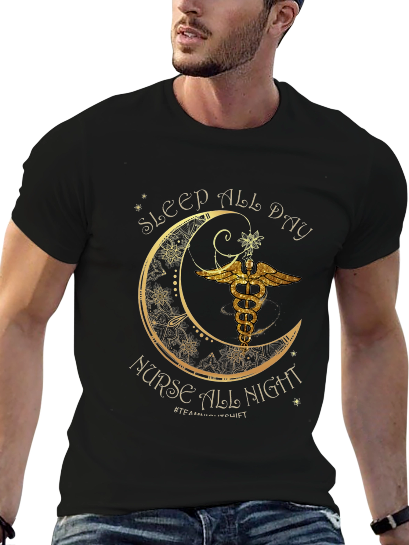 Nurse Night Shift T-Shirt - Sleep All Day!