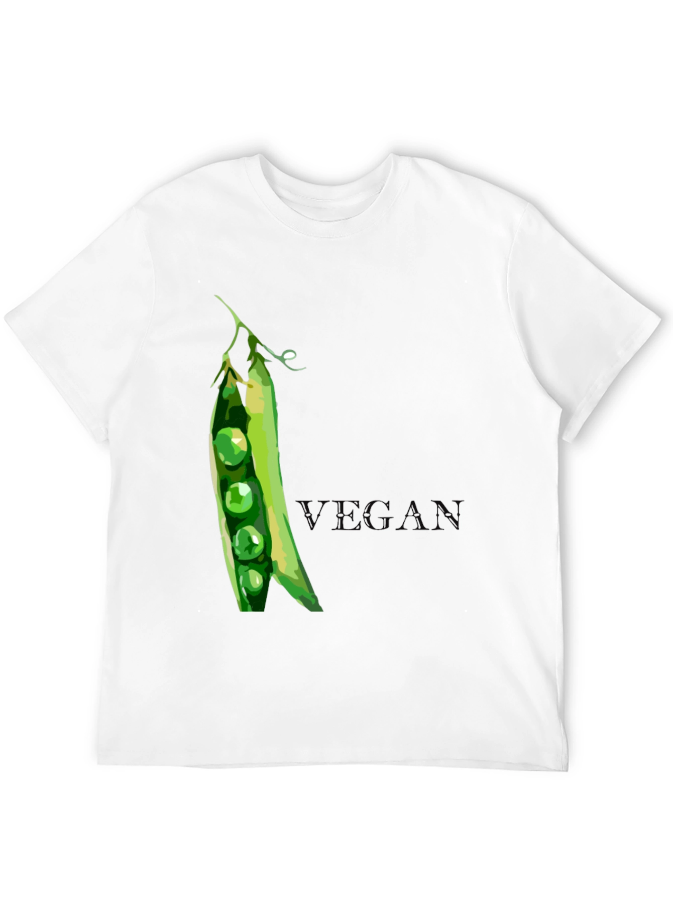 Vegan Pea Pod Graphic T-Shirt