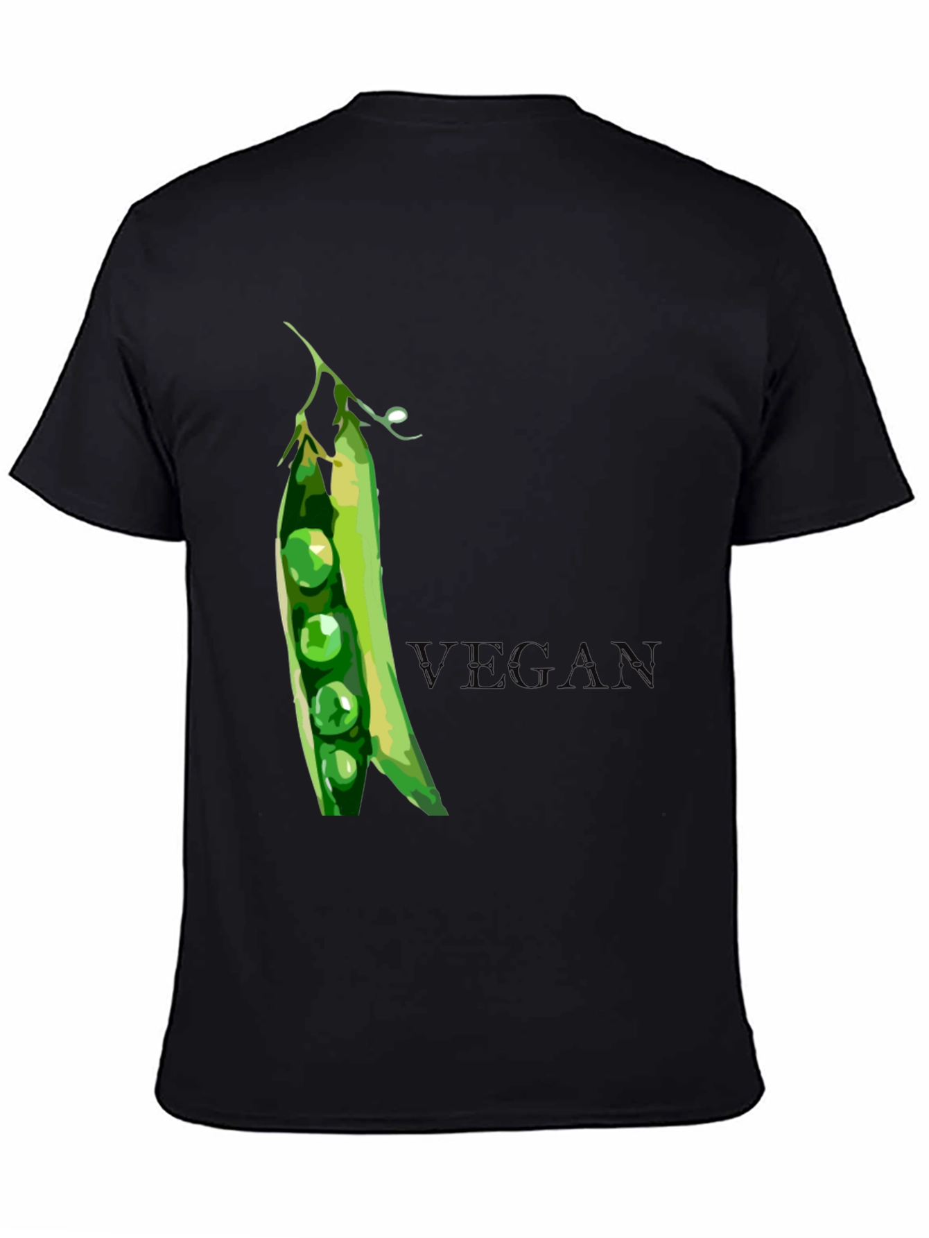 Vegan Pea Pod Graphic T-Shirt