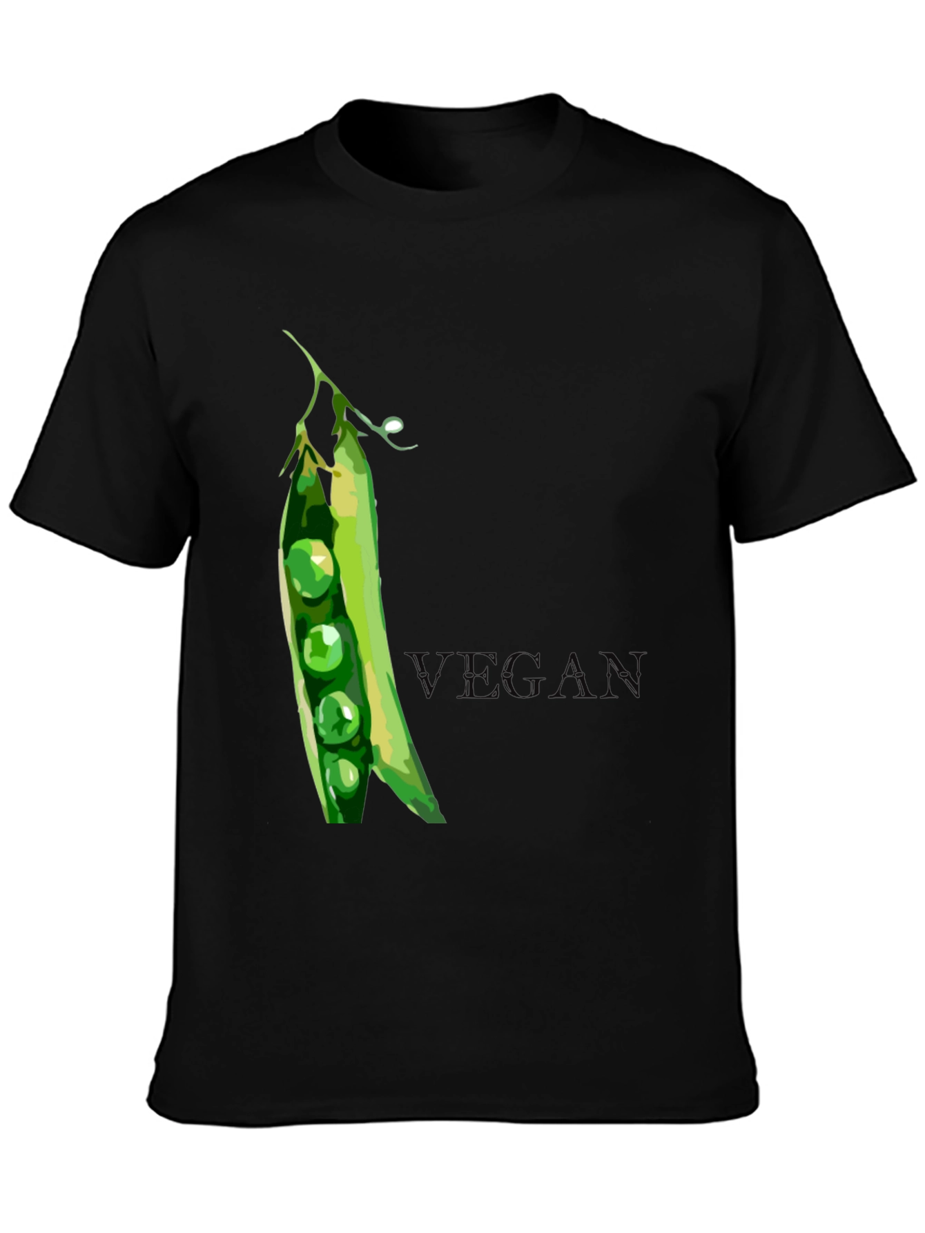 Vegan Pea Pod Graphic T-Shirt