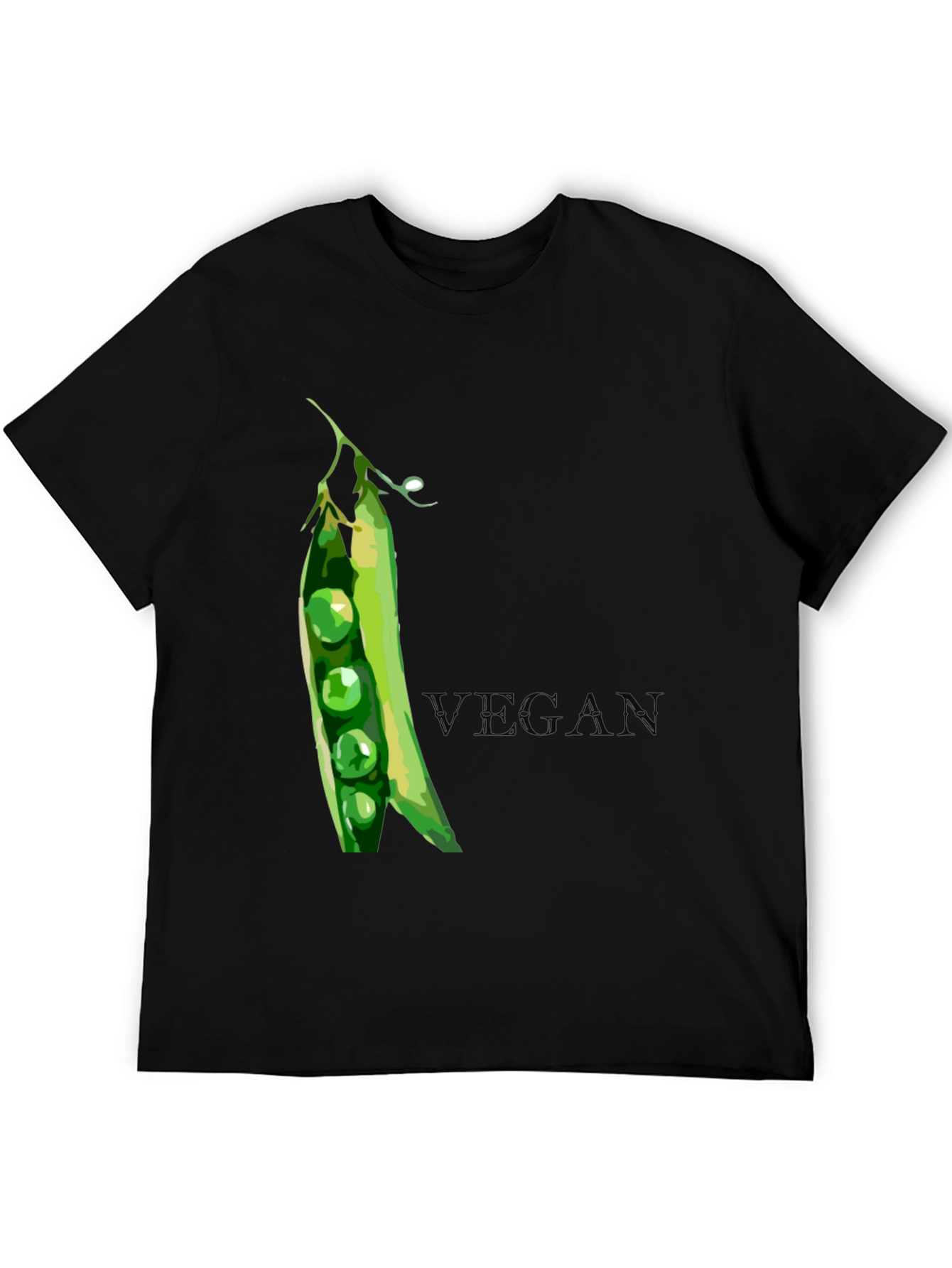 Vegan Pea Pod Graphic T-Shirt