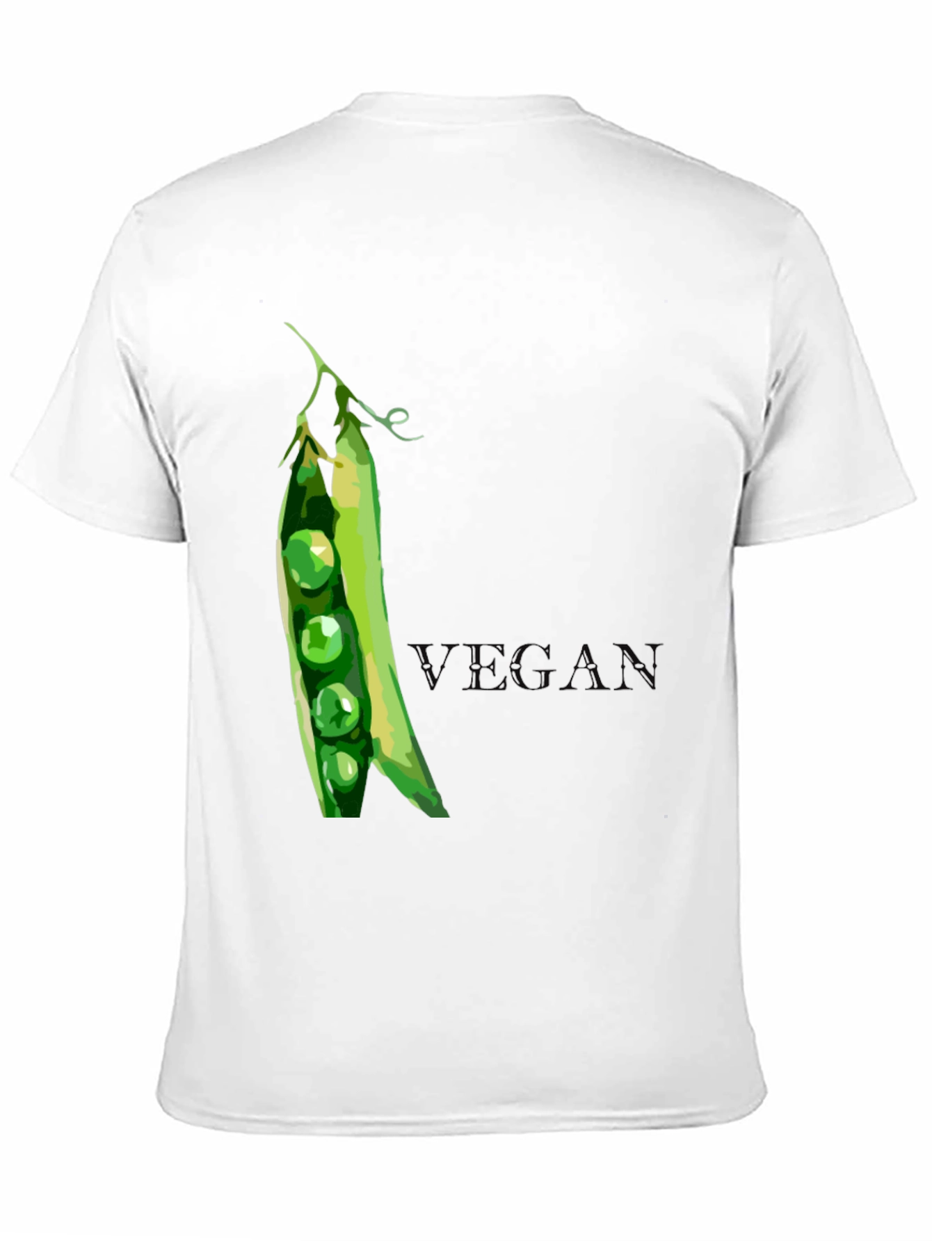 Vegan Pea Pod Graphic T-Shirt