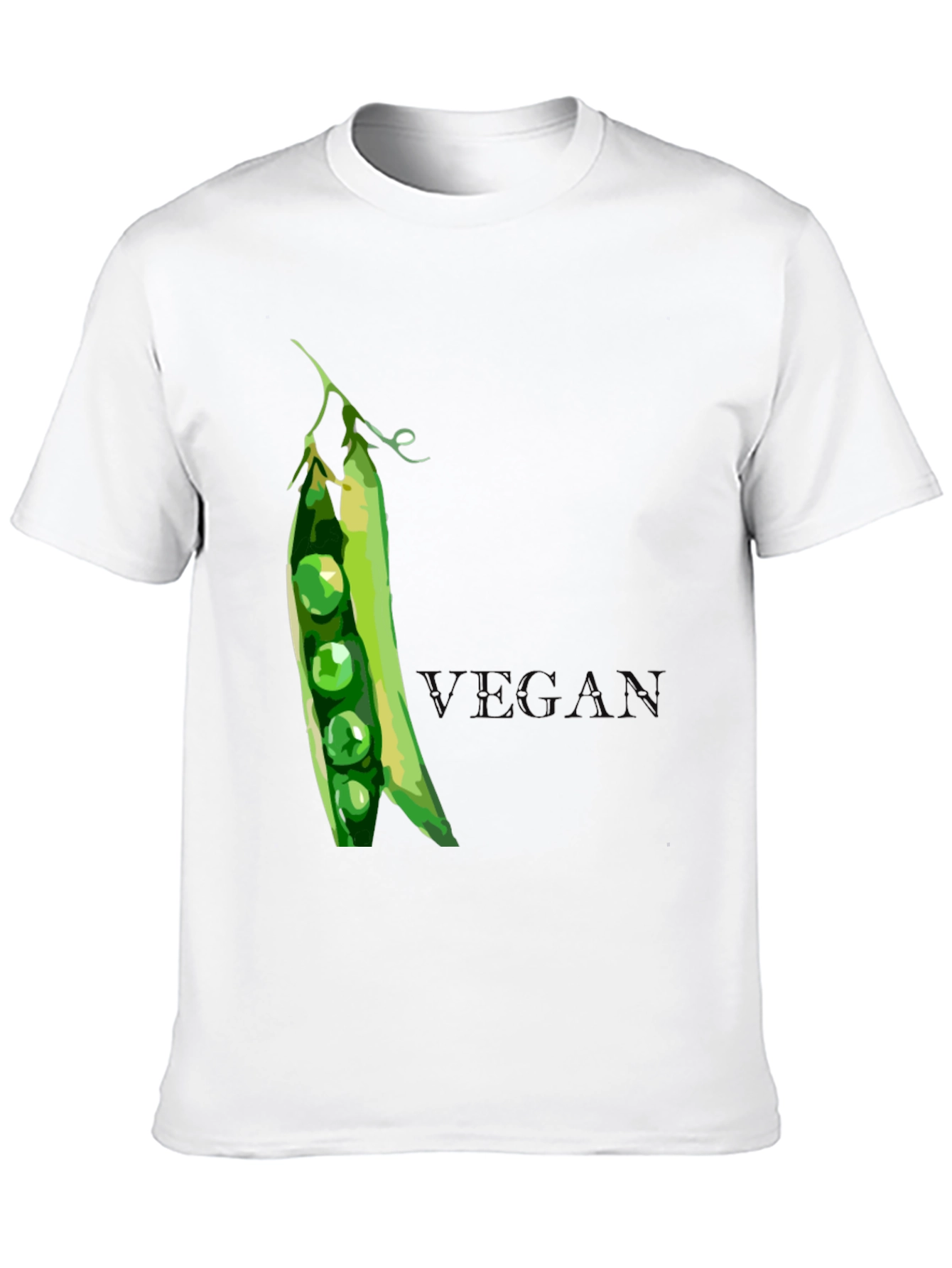 Vegan Pea Pod Graphic T-Shirt