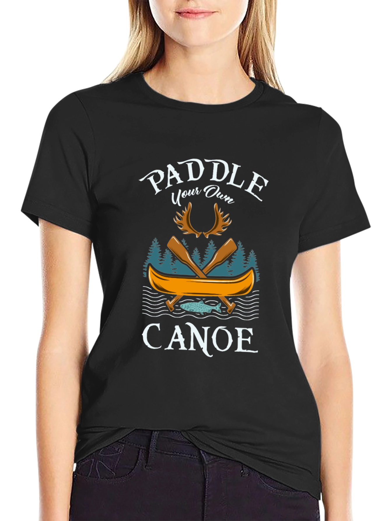 Paddle Your Own Canoe Graphic T-Shirt