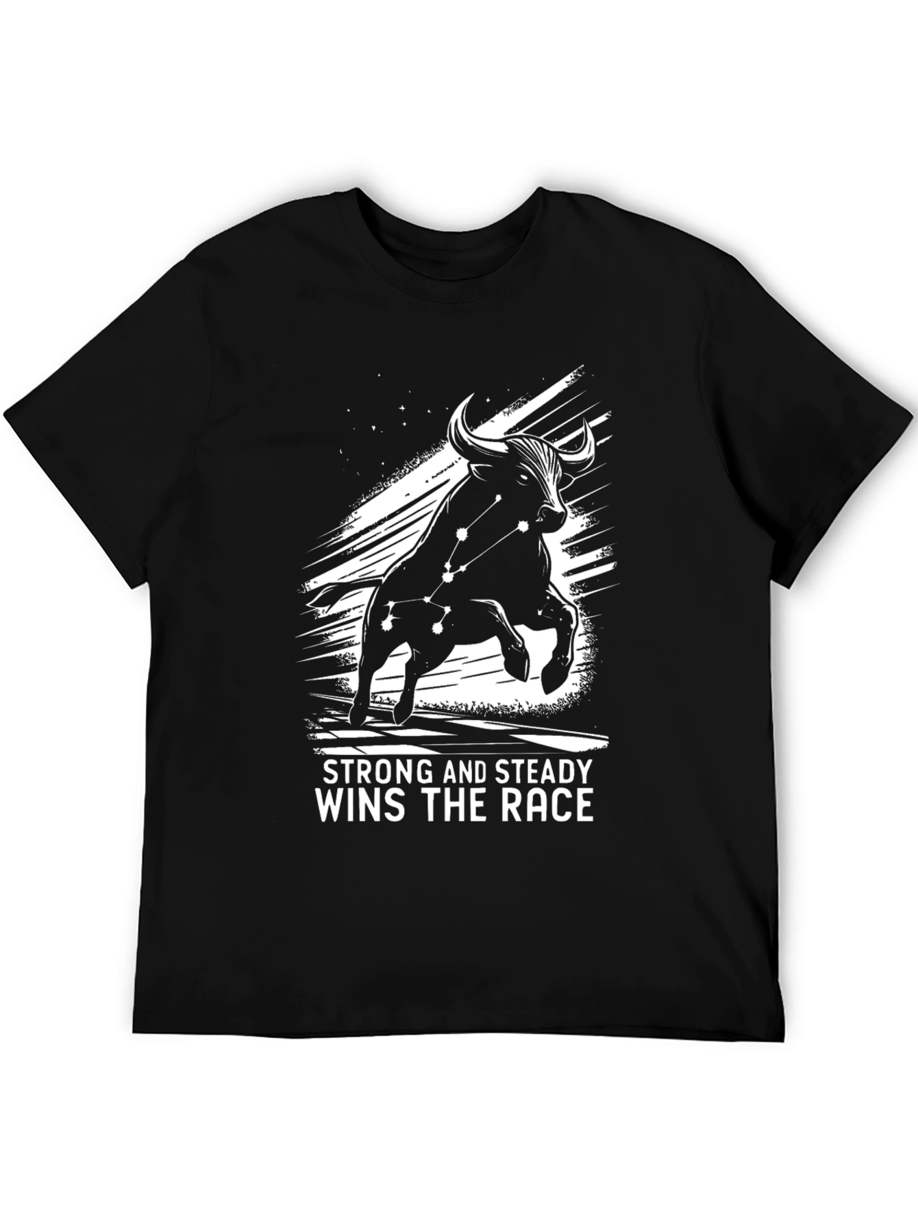 Strong and Steady Bull Graphic Tee