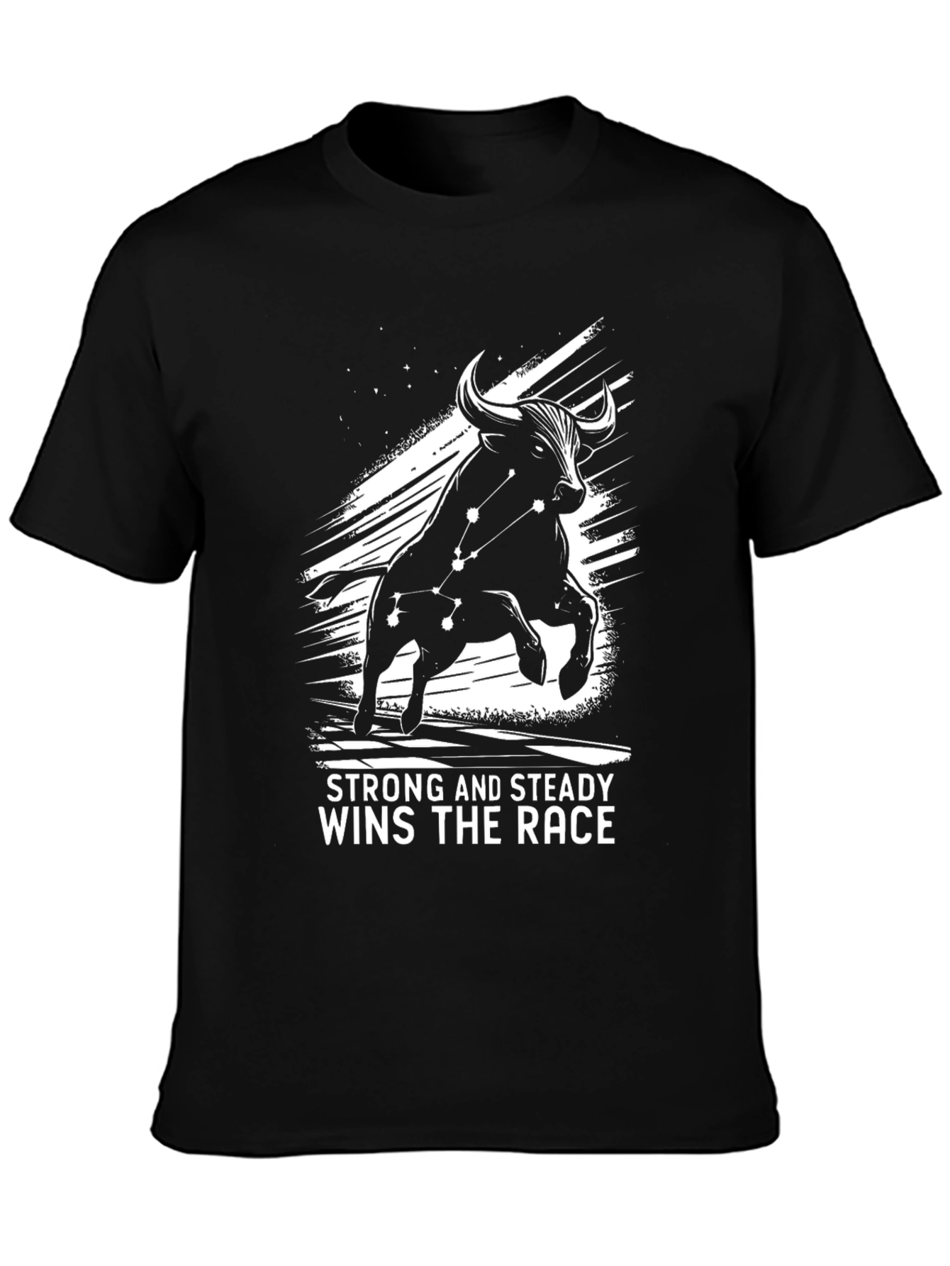 Strong and Steady Bull Graphic Tee