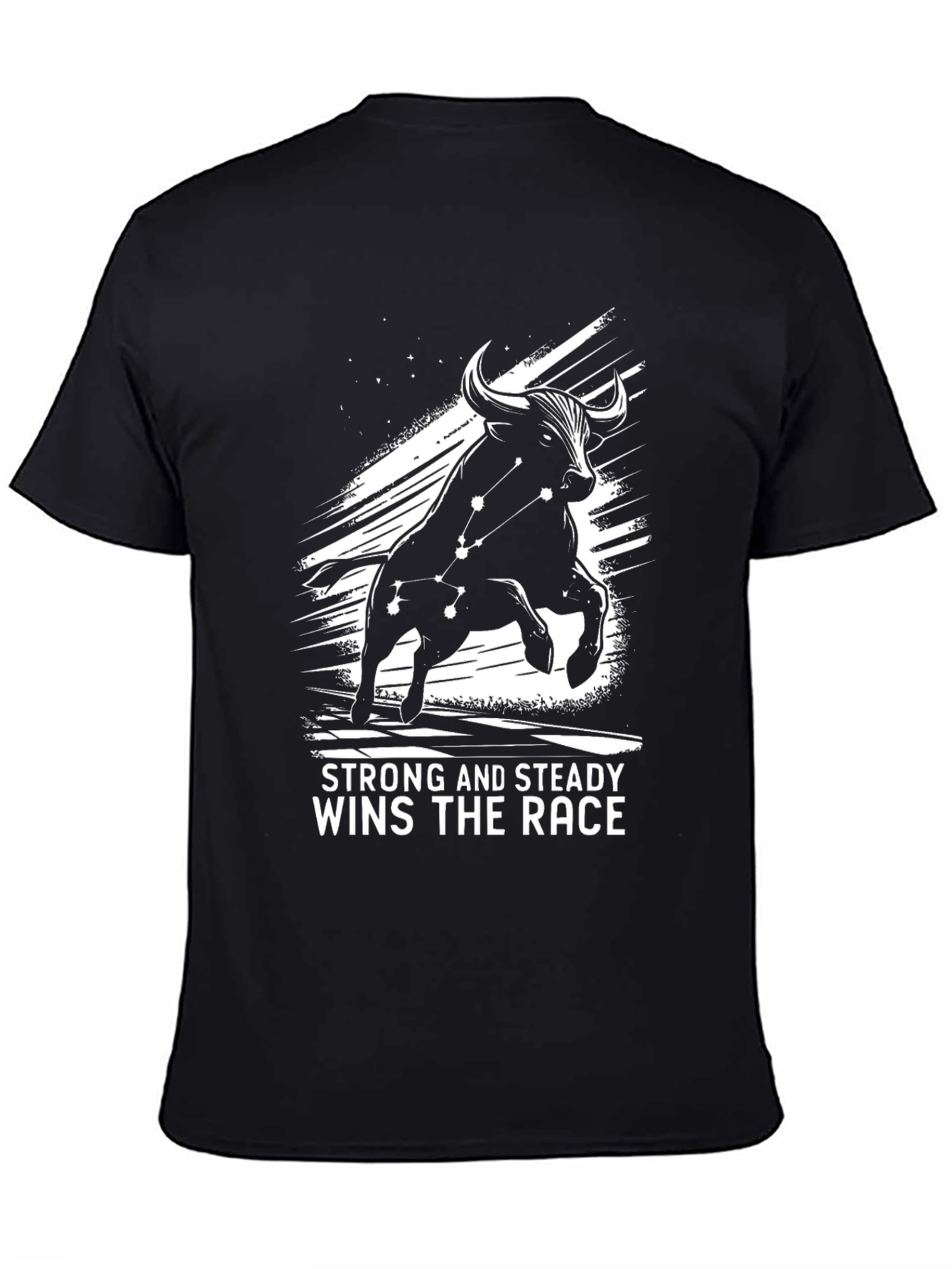 Strong and Steady Bull Graphic Tee