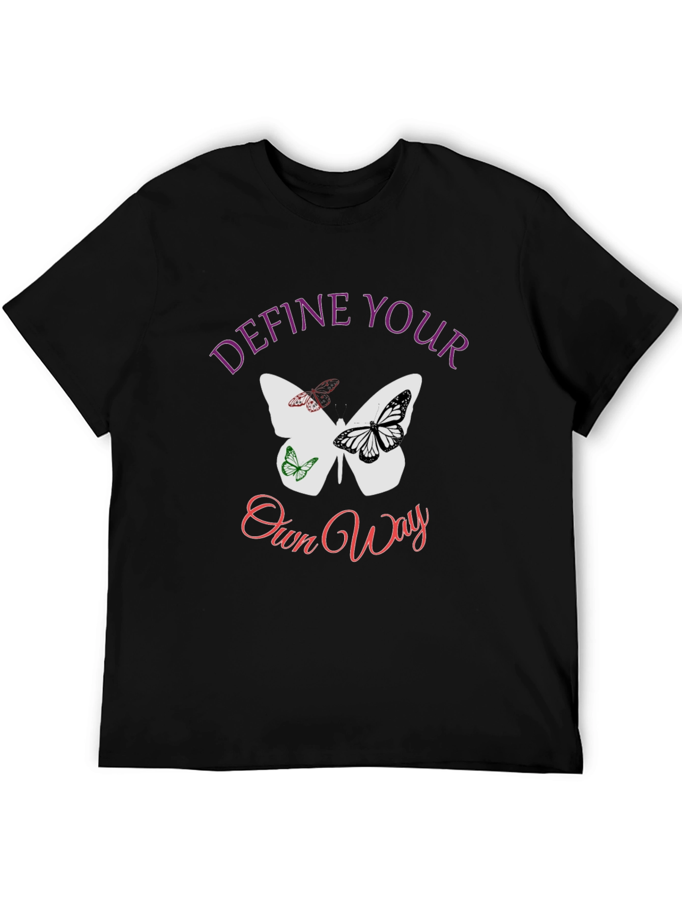 Define Your Own Way Butterfly T-Shirt
