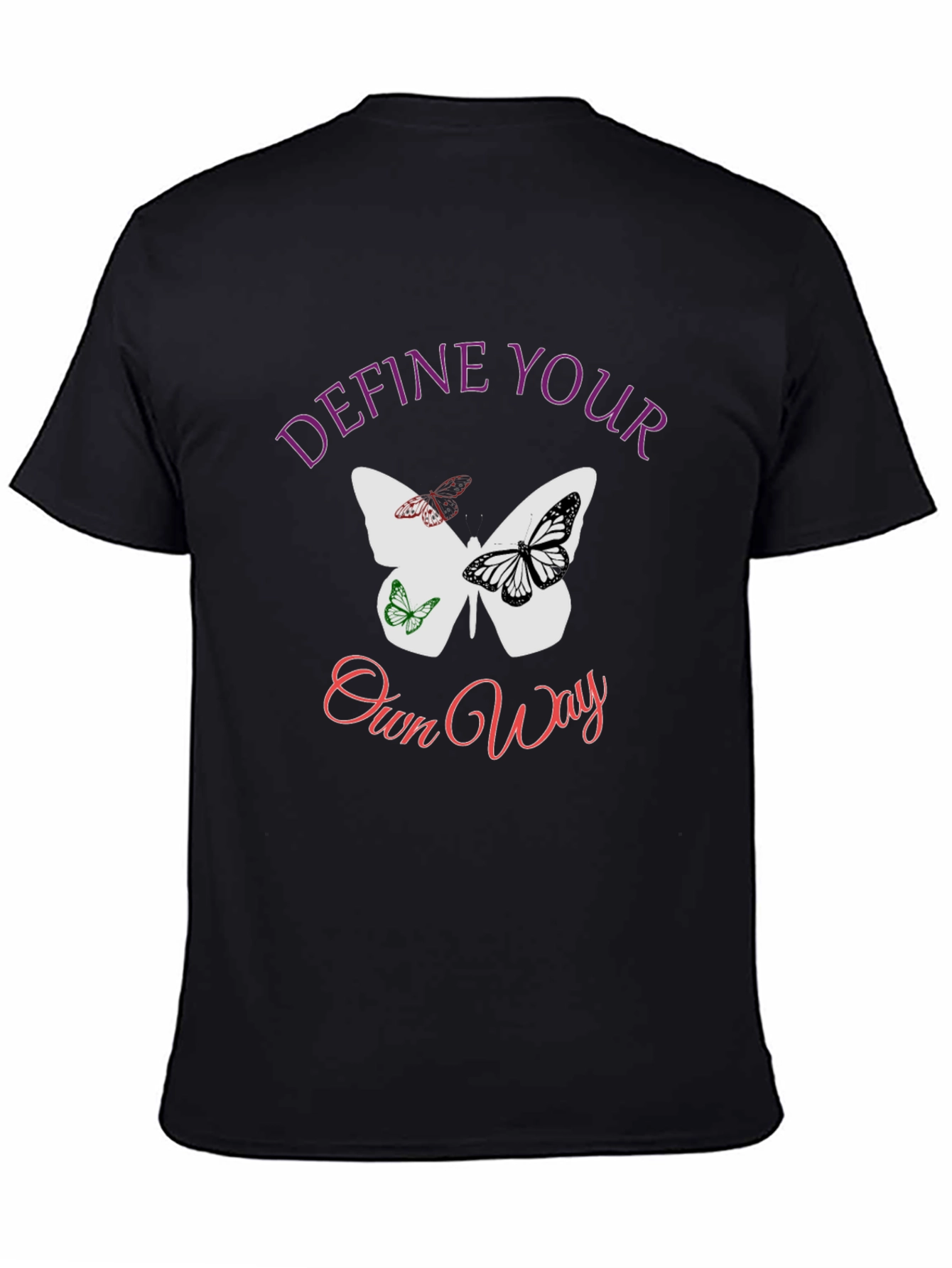 Define Your Own Way Butterfly T-Shirt