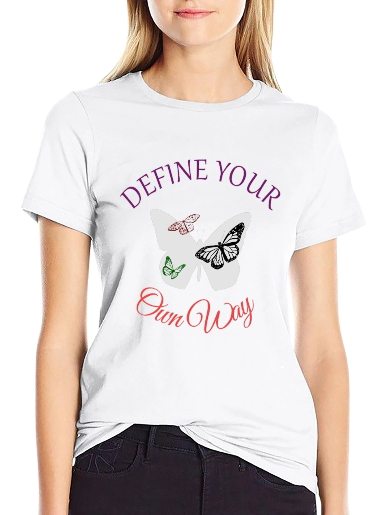Define Your Own Way Butterfly T-Shirt