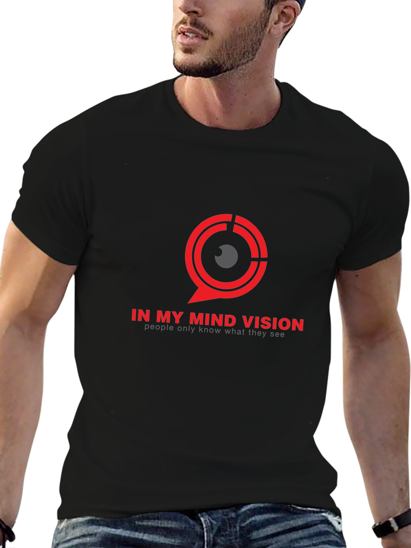 In My Mind Vision Black Tee - See Beyond