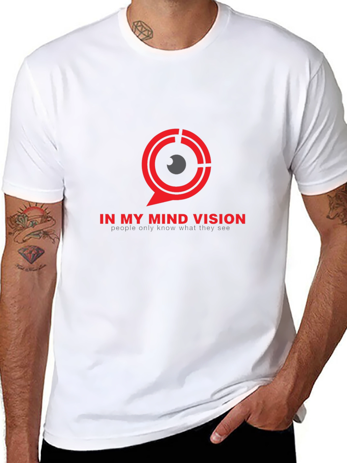 In My Mind Vision Black Tee - See Beyond