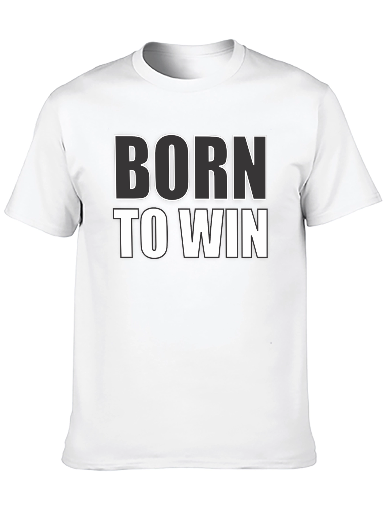 Born to Win Graphic Tee - Motivational Shirt