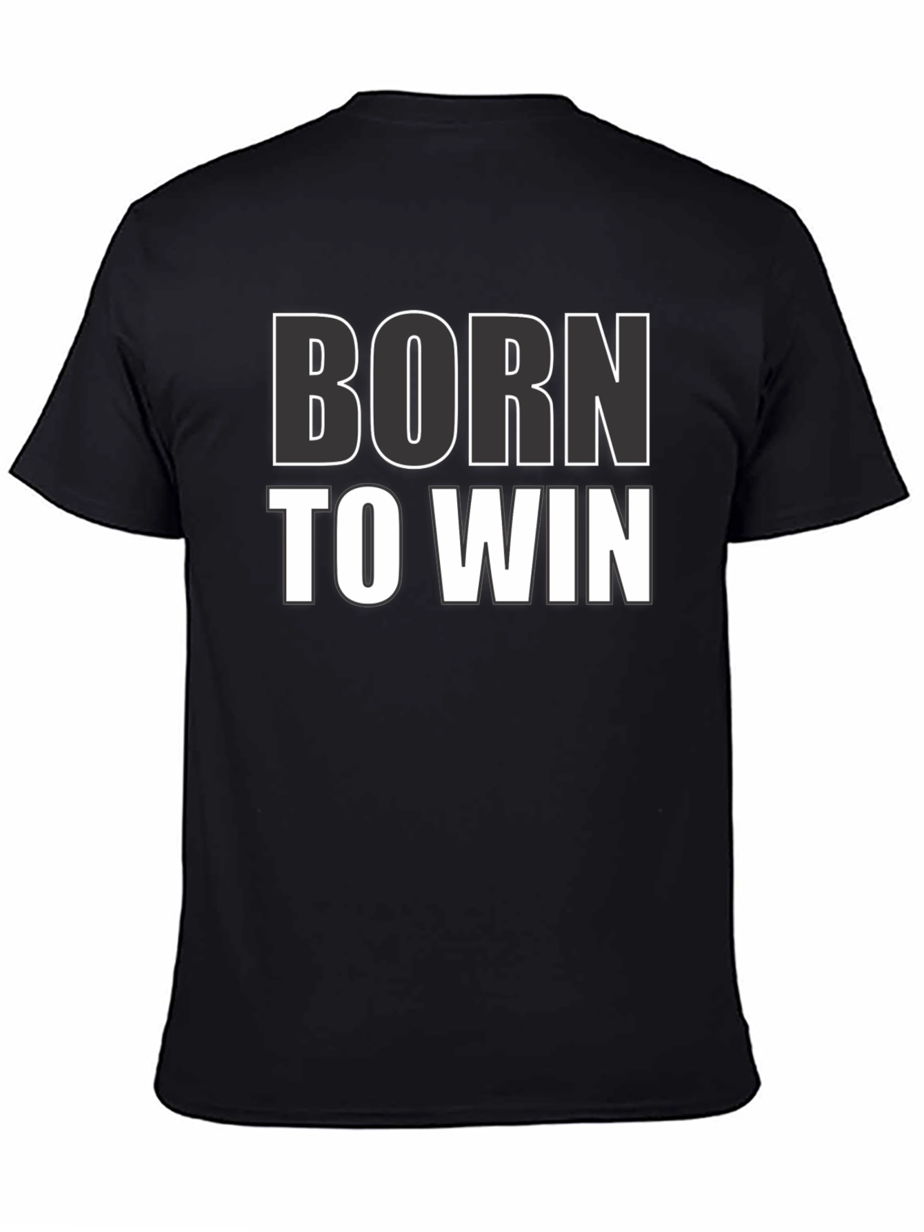 Born to Win Graphic Tee - Motivational Shirt