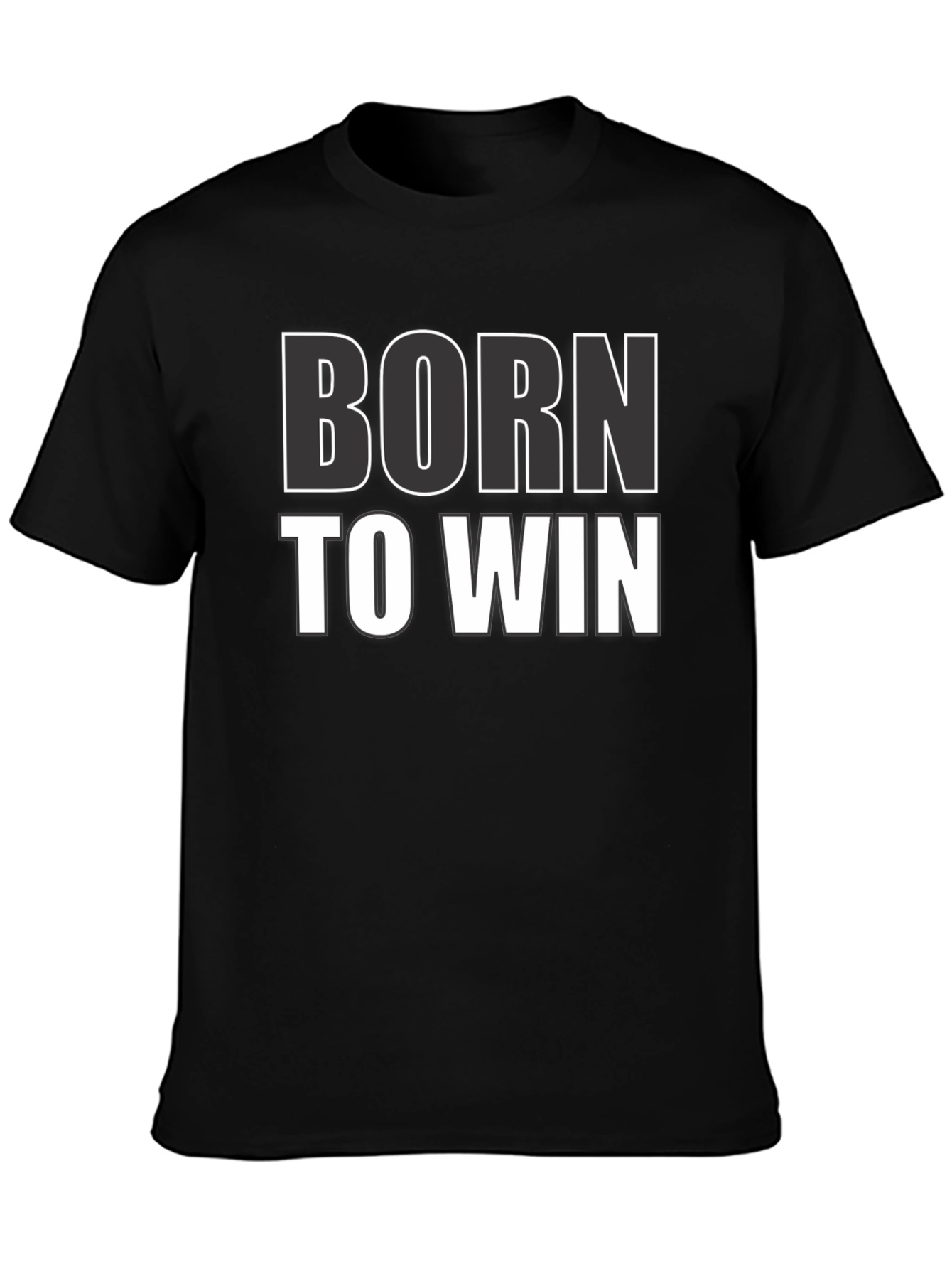 Born to Win Graphic Tee - Motivational Shirt