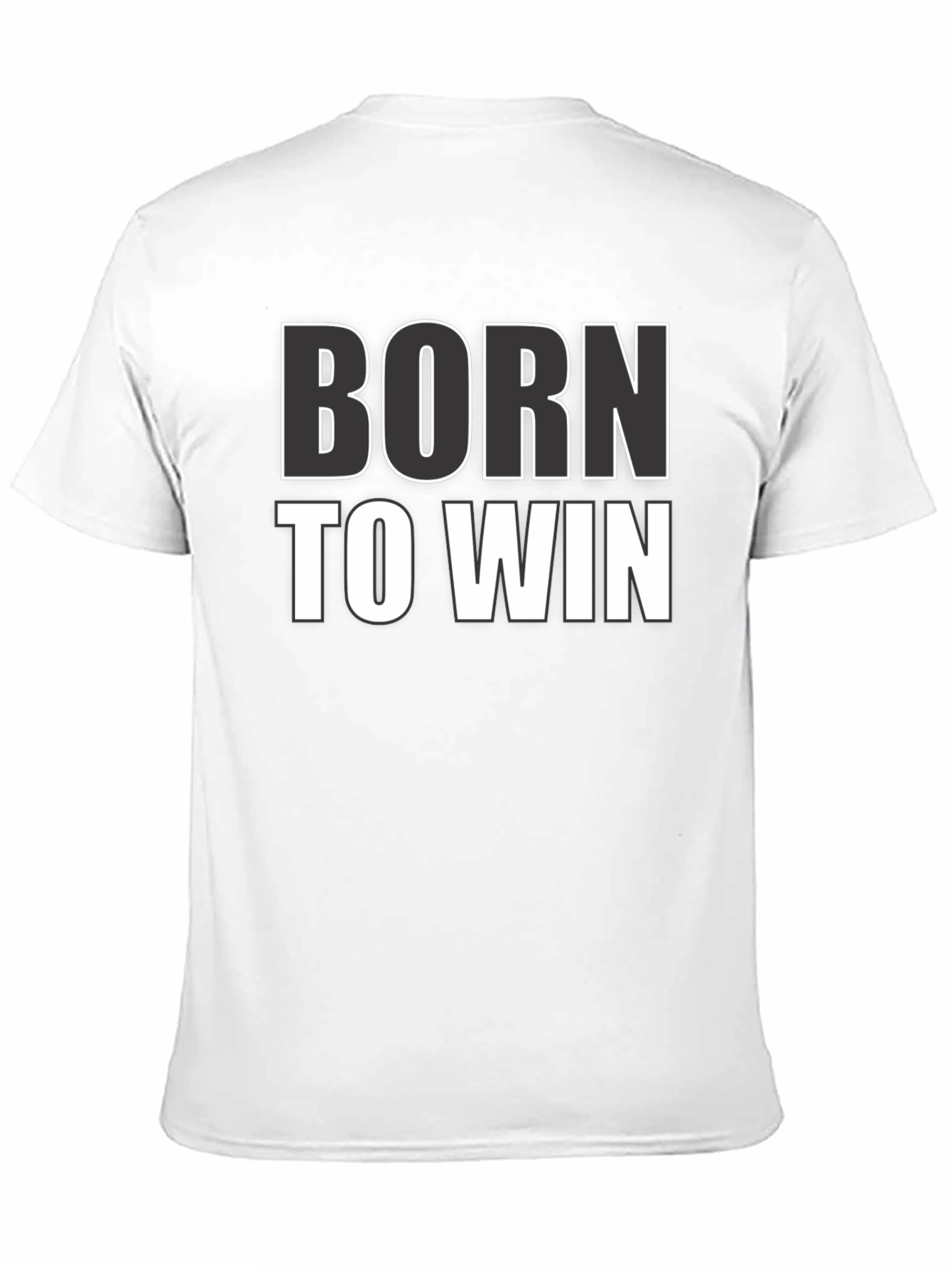 Born to Win Graphic Tee - Motivational Shirt
