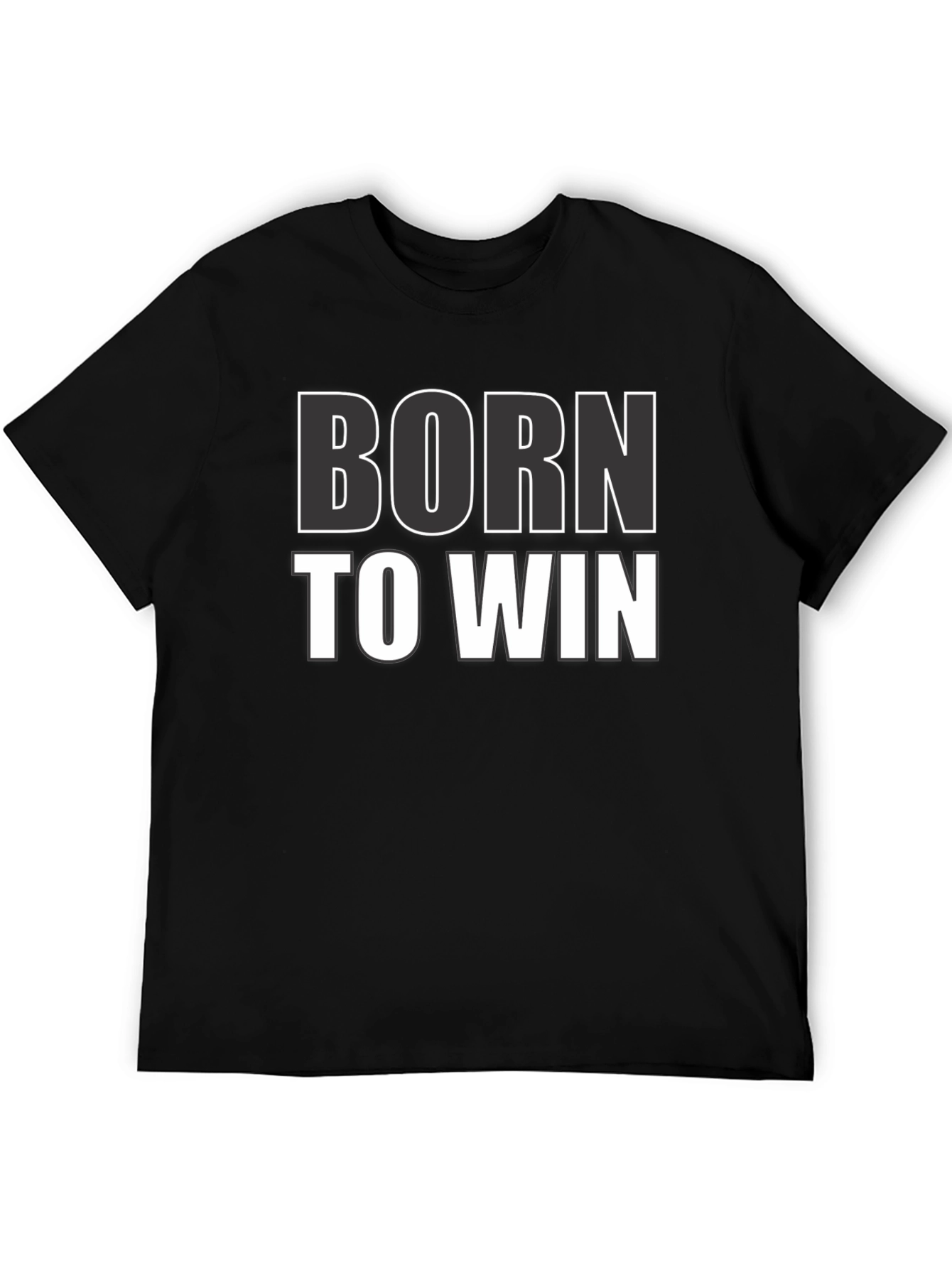Born to Win Graphic Tee - Motivational Shirt