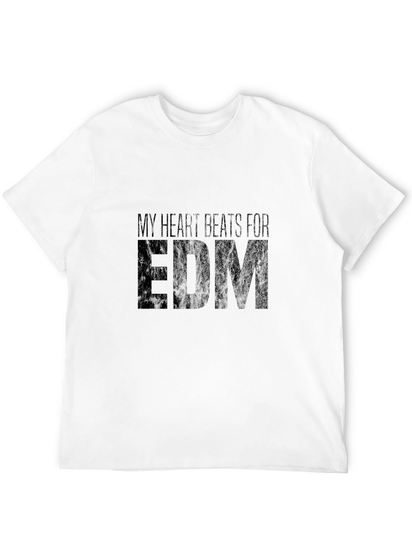 My Heart Beats for EDM Black T-Shirt