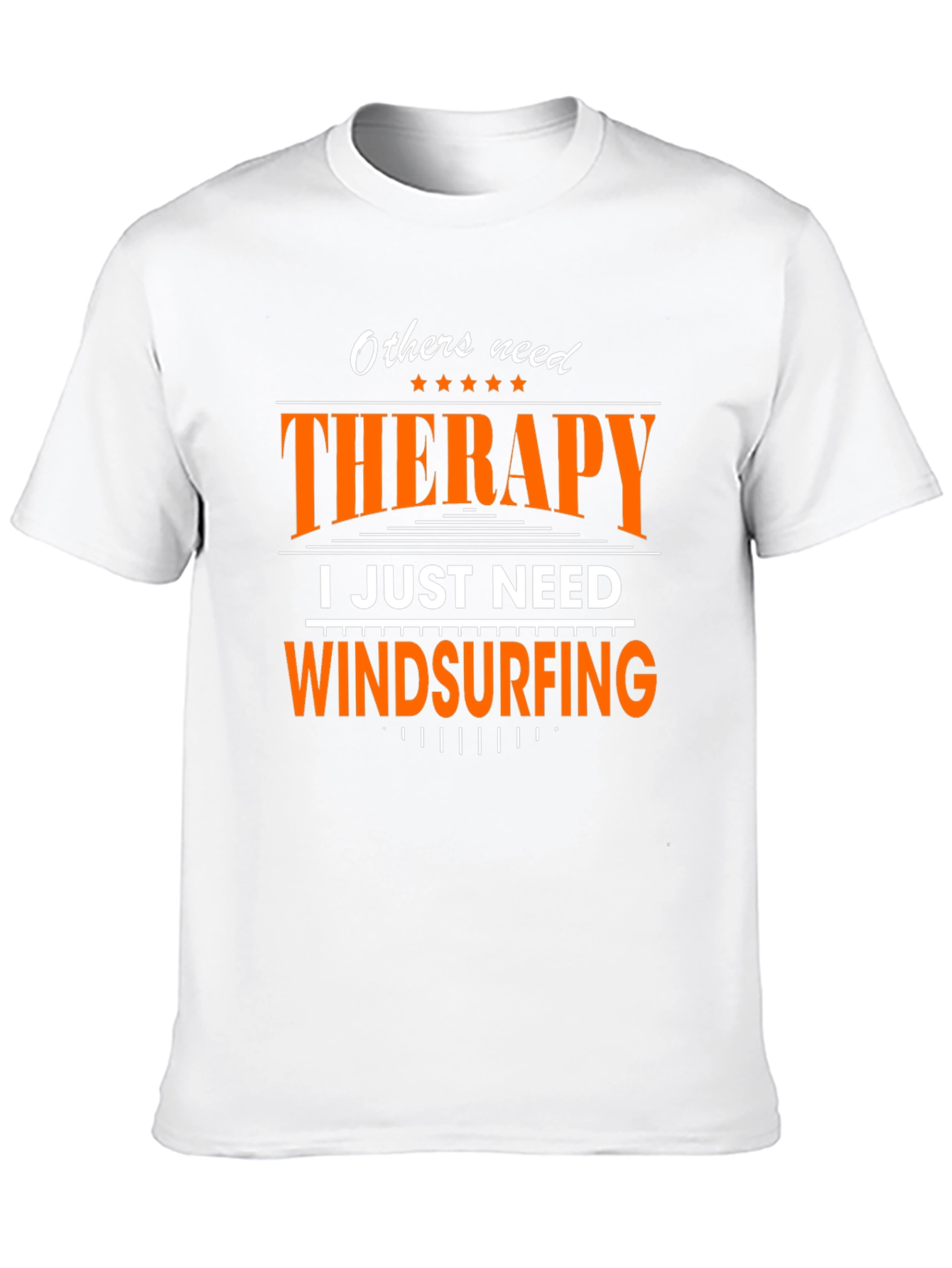 Therapy Windsurfing Graphic Tee - Black Cotton T-Shirt