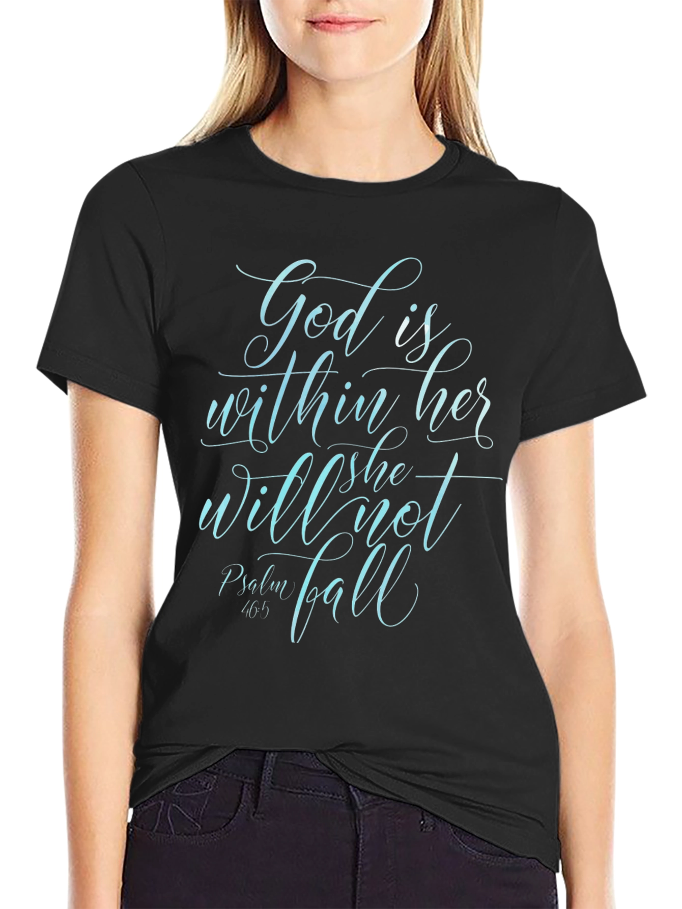 Faith-Inspired Graphic Tee - God Within Her