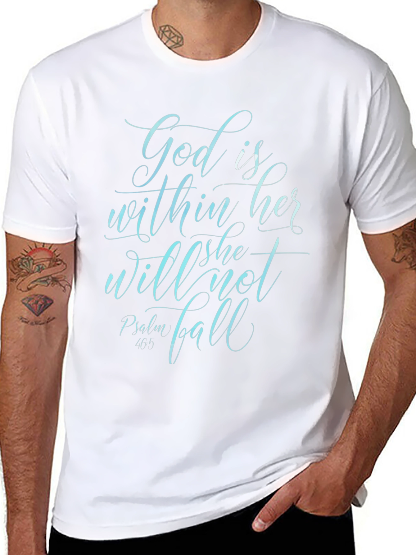 Faith-Inspired Graphic Tee - God Within Her