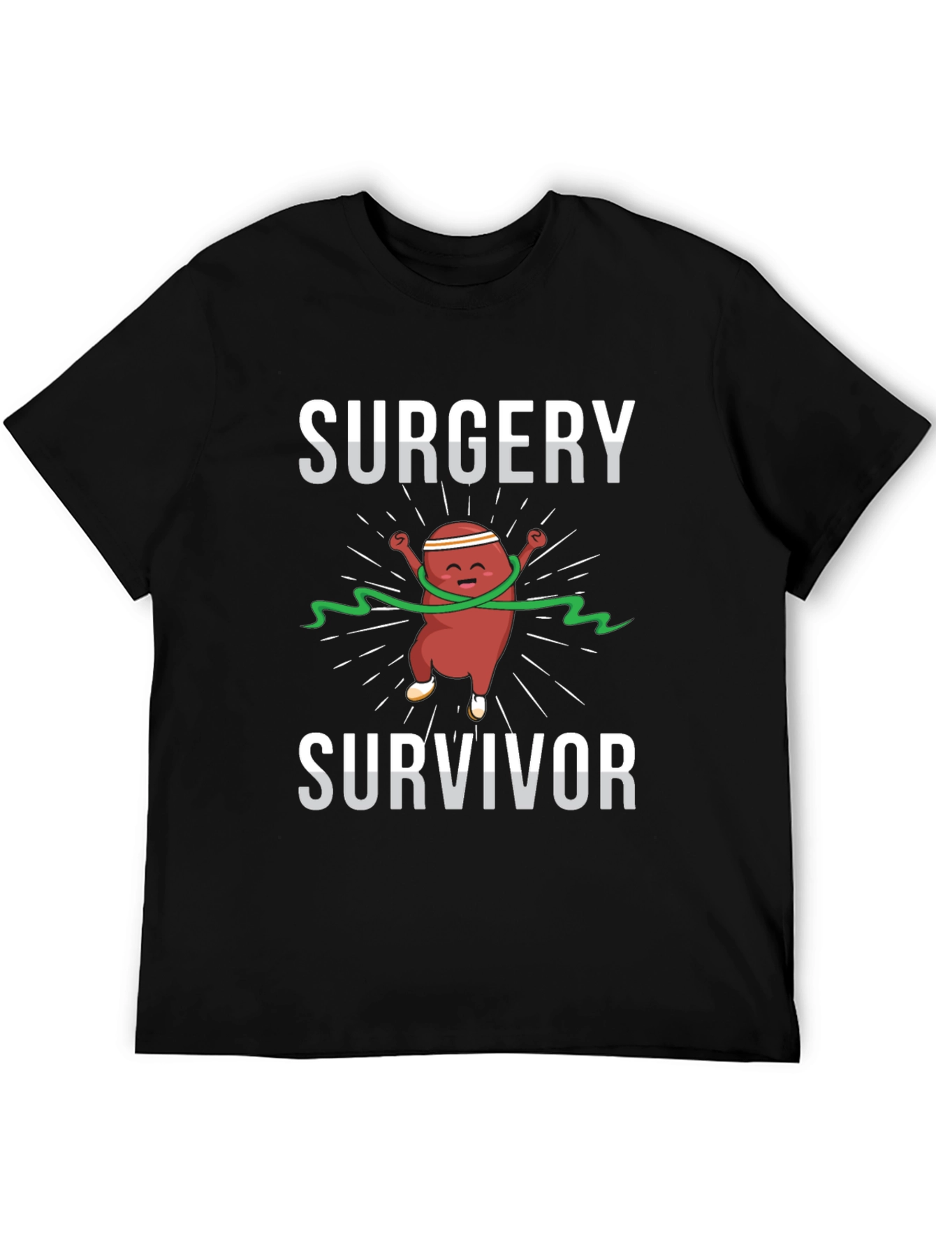 Surgery Survivor Graphic T-Shirt - Black