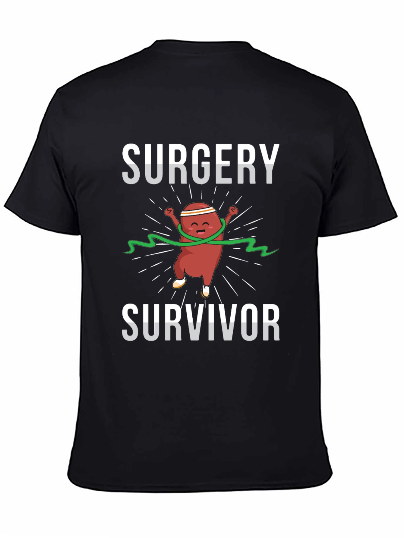 Surgery Survivor Graphic T-Shirt - Black