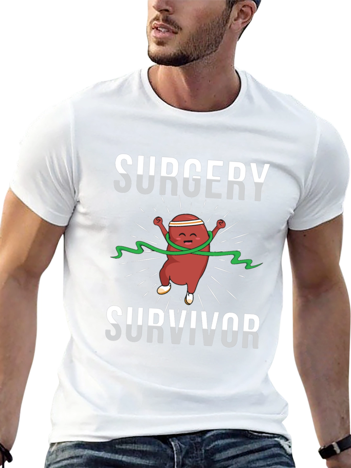 Surgery Survivor Graphic T-Shirt - Black