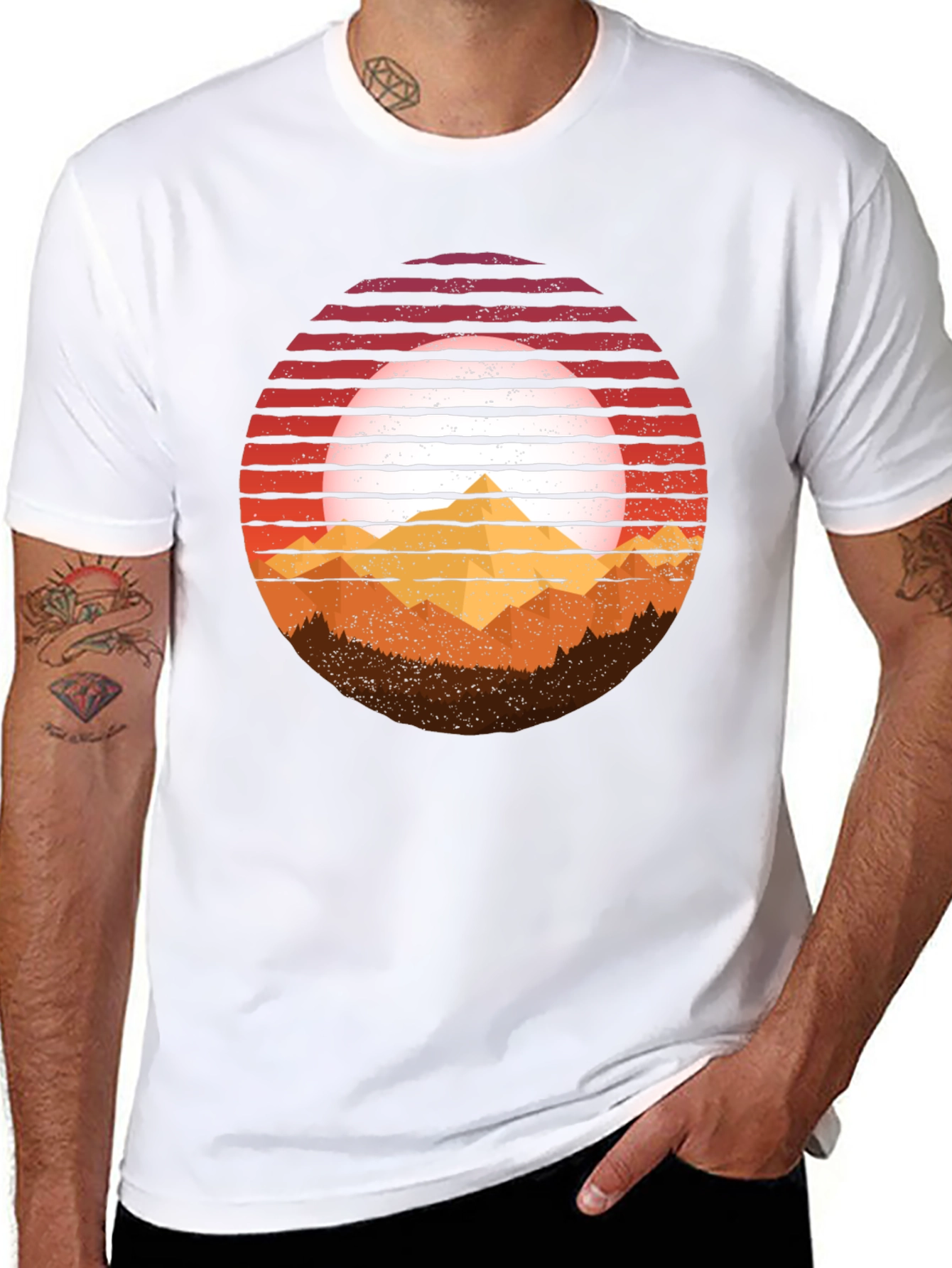 Sunset Mountain Graphic Tee