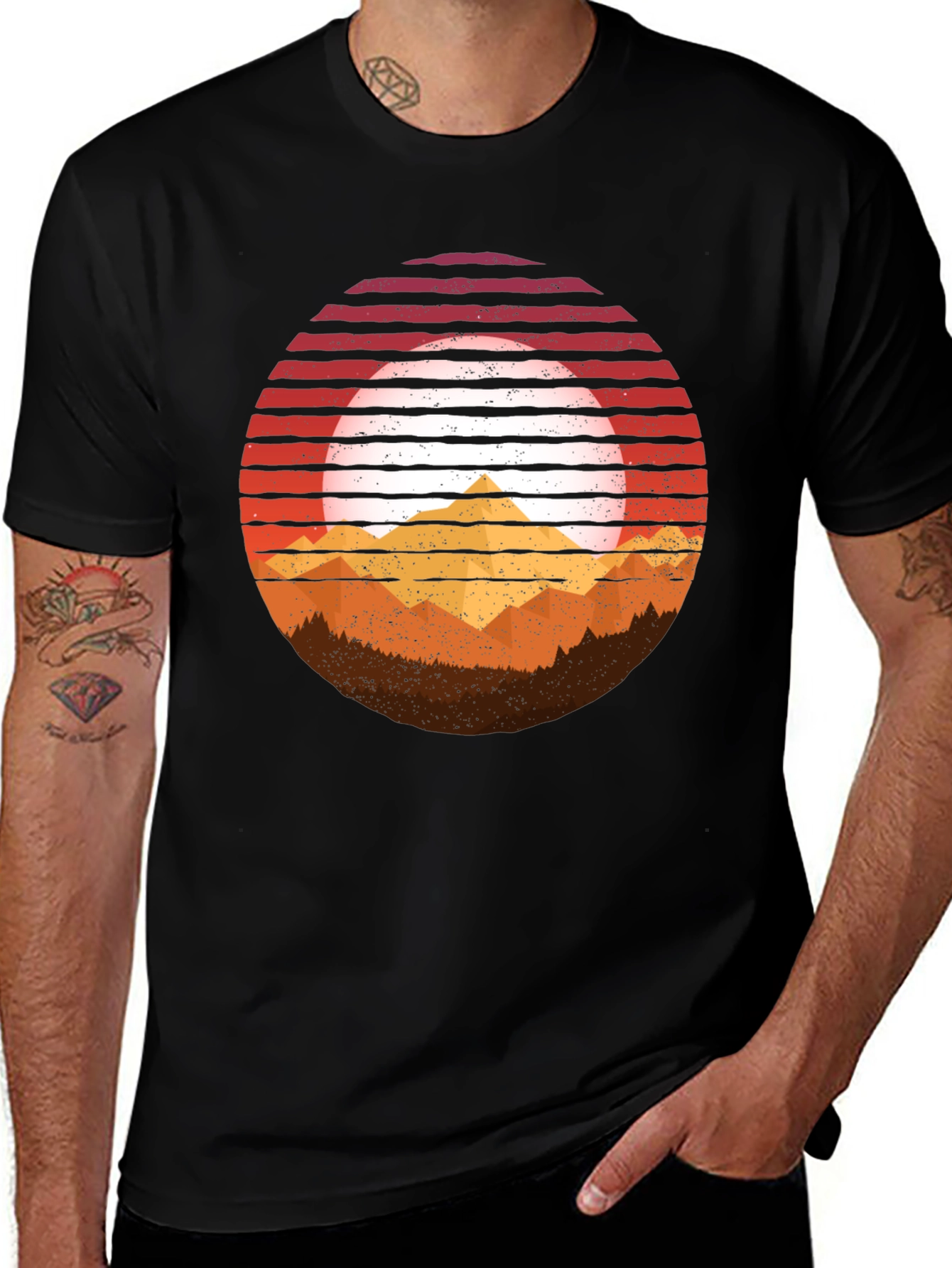 Sunset Mountain Graphic Tee