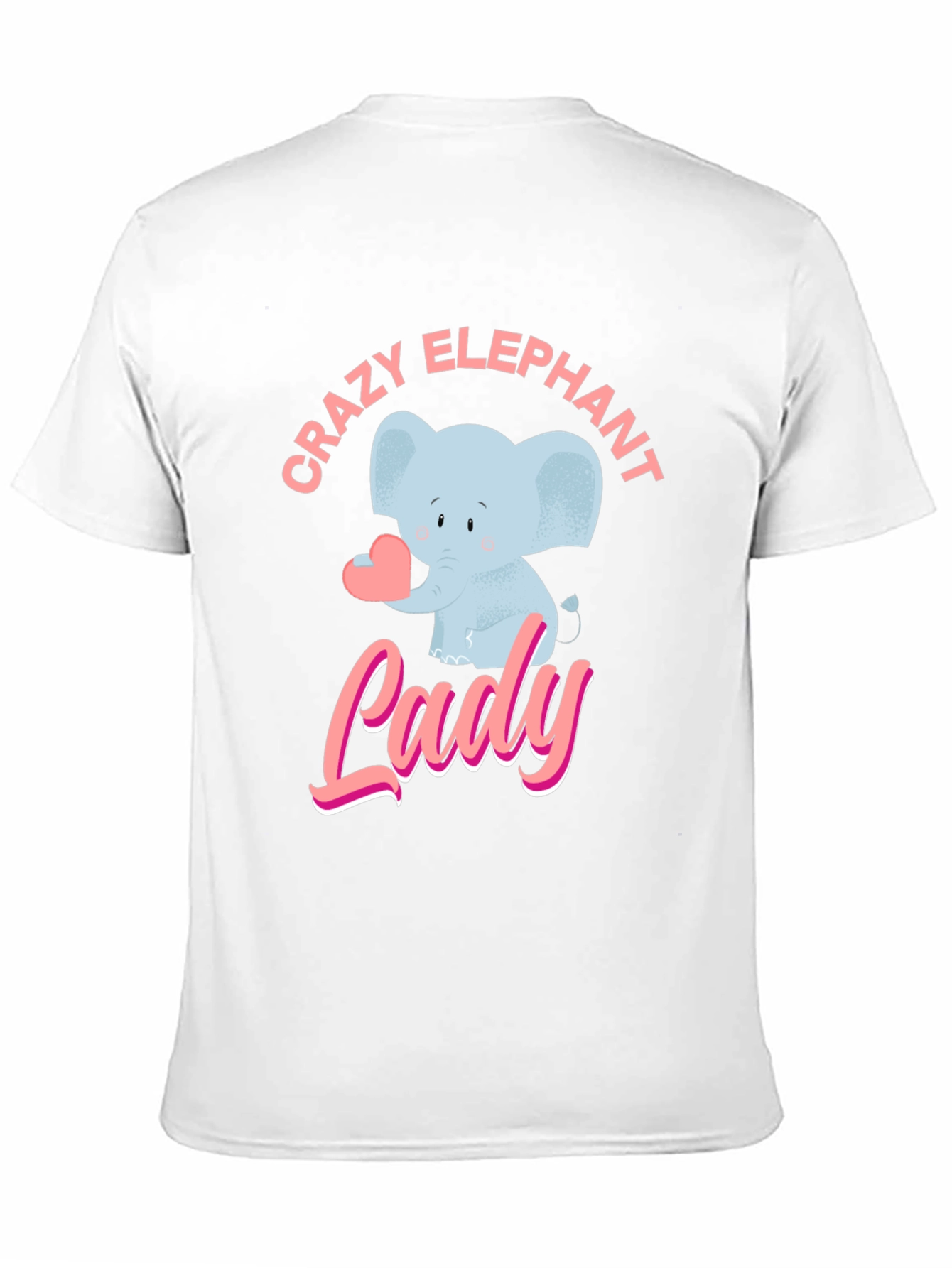 Crazy Elephant Lady Graphic T-Shirt