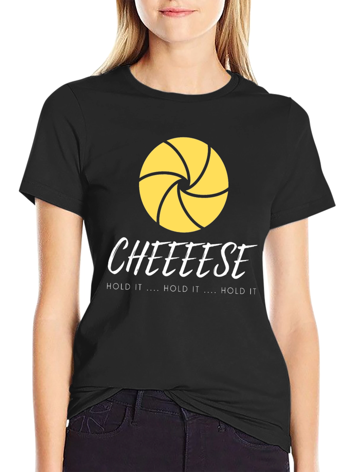 Cheese T-Shirt: Hold it Hold it Hold it!