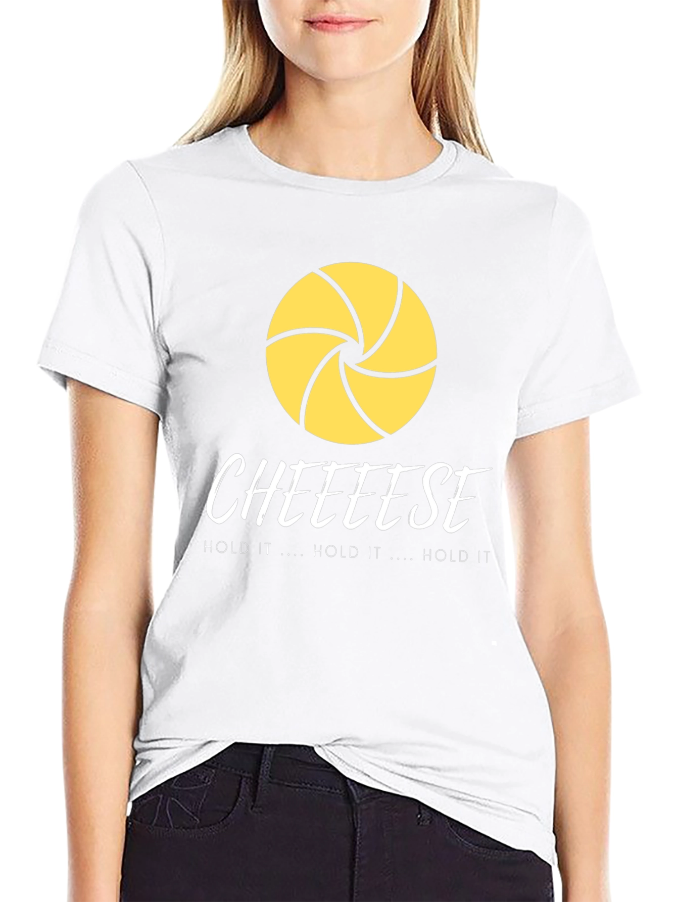 Cheese T-Shirt: Hold it Hold it Hold it!
