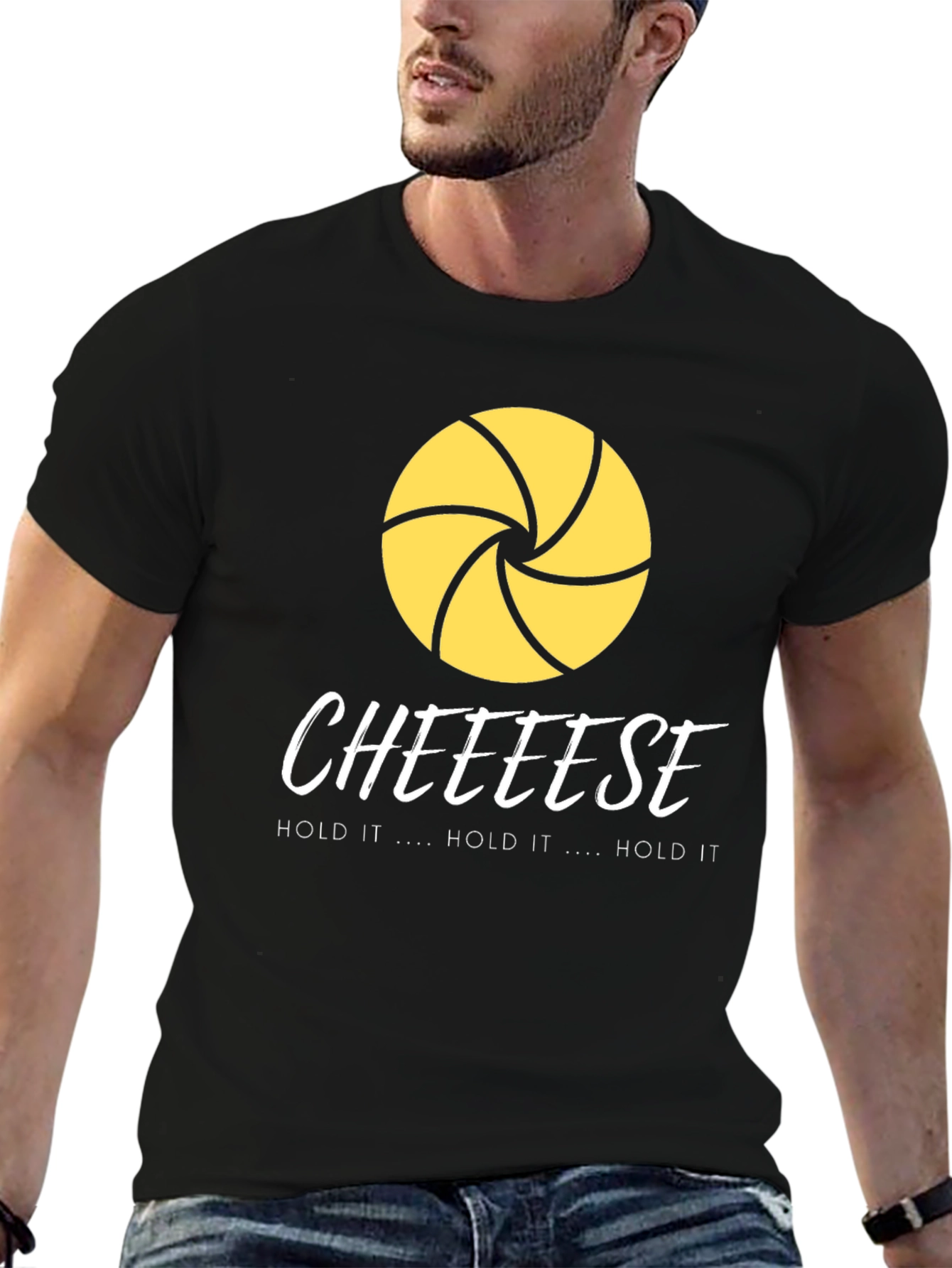 Cheese T-Shirt: Hold it Hold it Hold it!